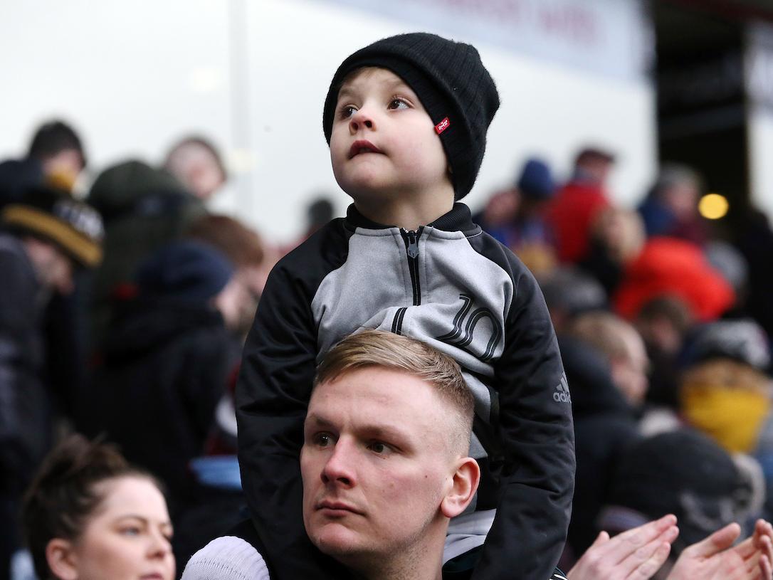 Burnley v Arsenal fan photos. Photo: Rich Linley/CameraSport