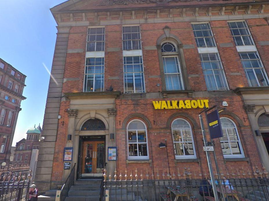 Enjoy the game in front of a number of large and smaller HD screens at Walkabout on Woodhouse Lane