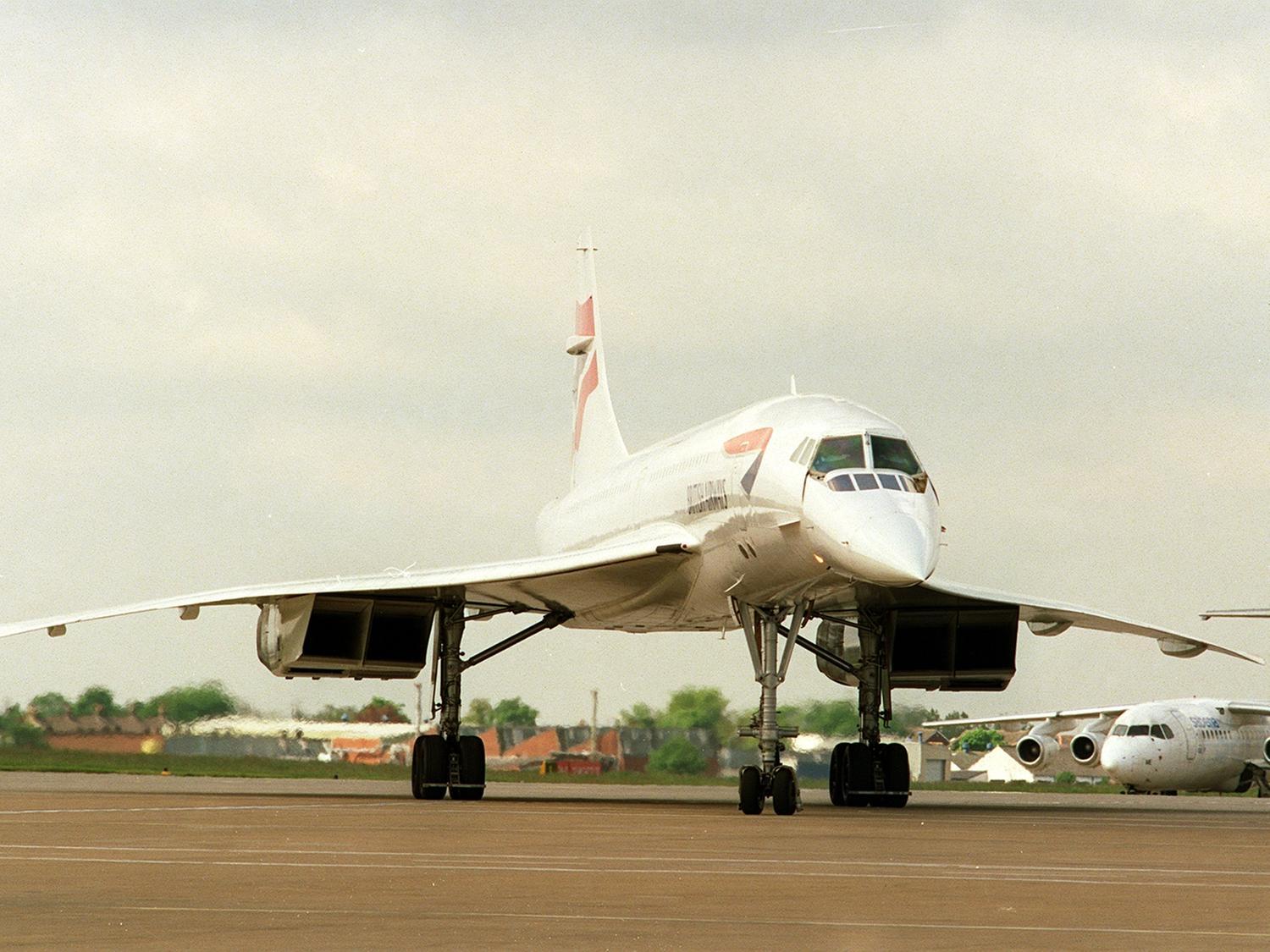Concorde at Leeds Bradford in May 1999.