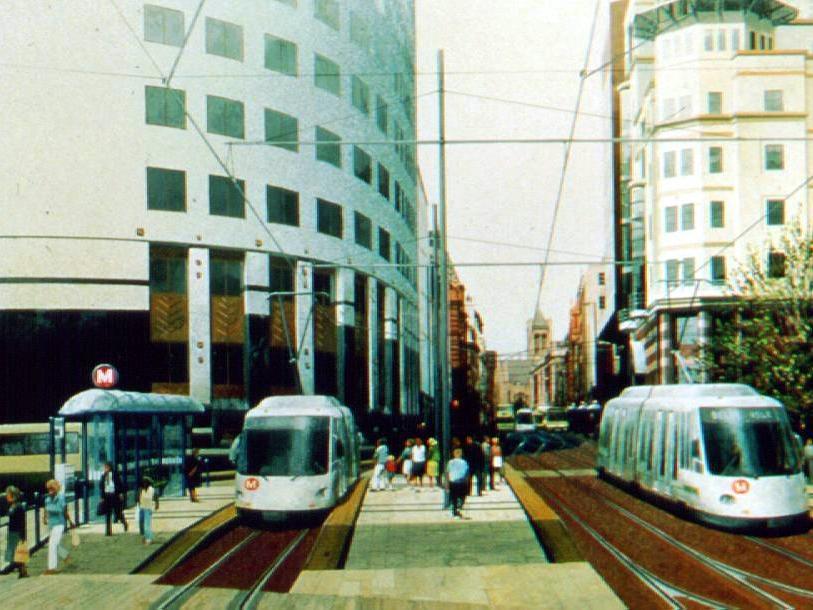 The 500 million pound scheme would involved a 17 mile tram network which would incorporate three lines.