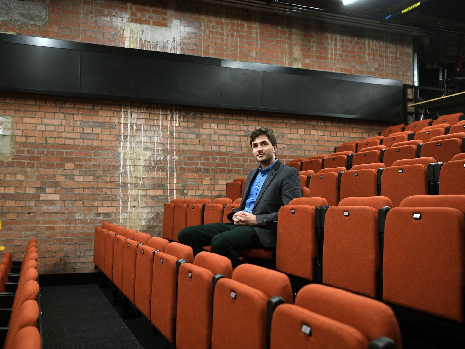 Executive director of Leeds PlayHouse Robin Hawkes, pictured at the Bramall Rock Void.