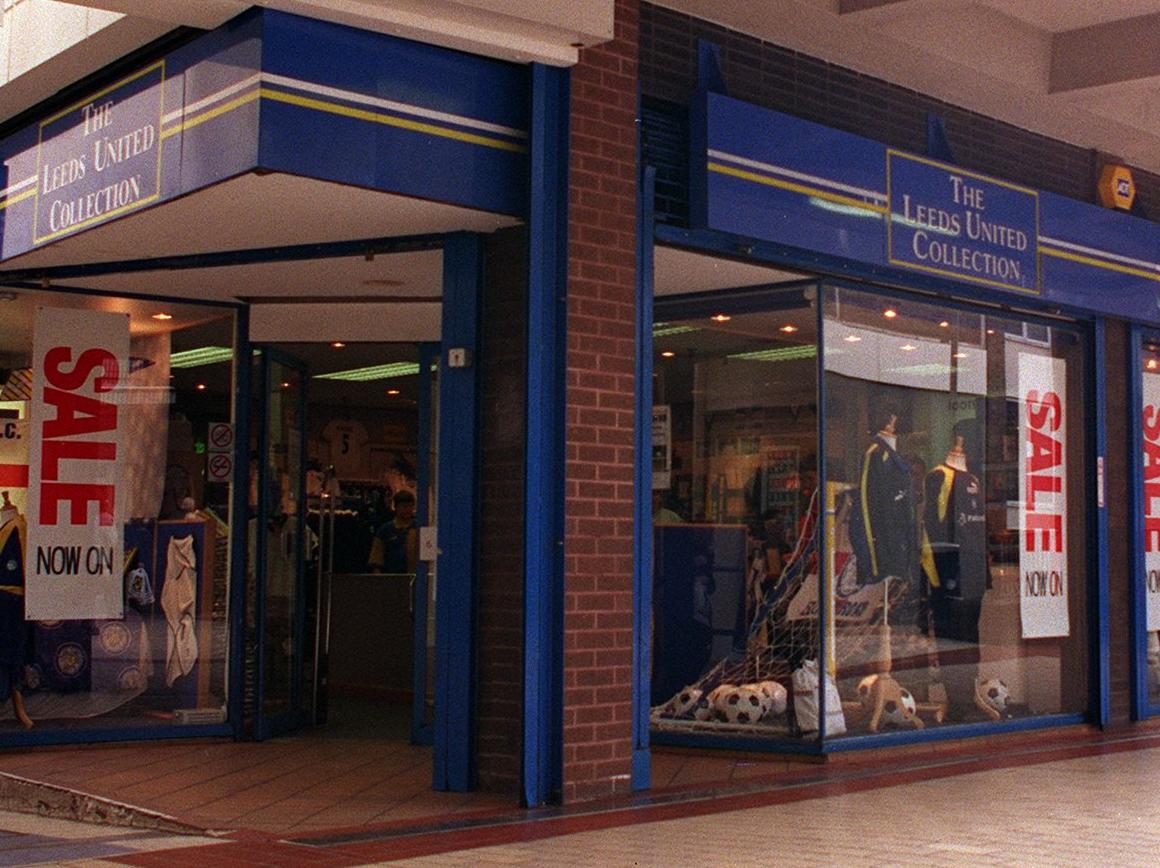 Do you remember the Leeds United store in the Burtons Arcade?