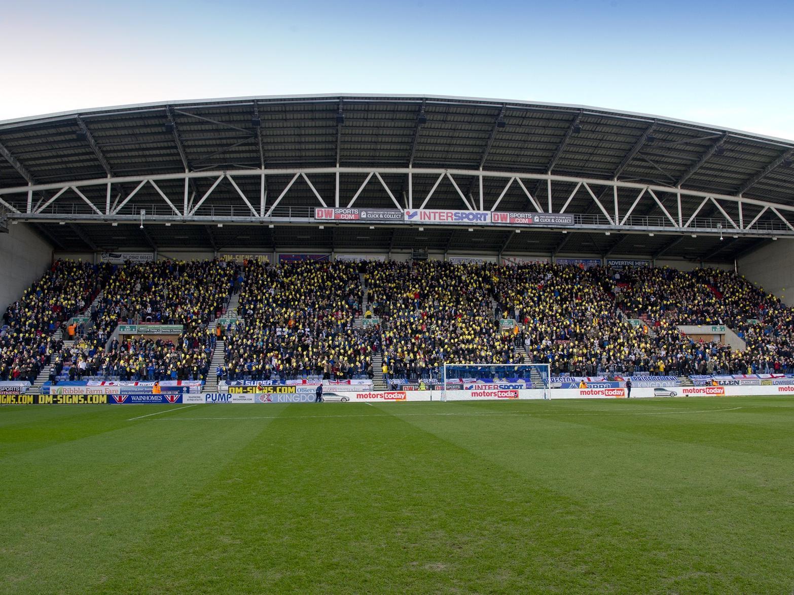 It was a full away end when PNE visited Wigan in February 2017