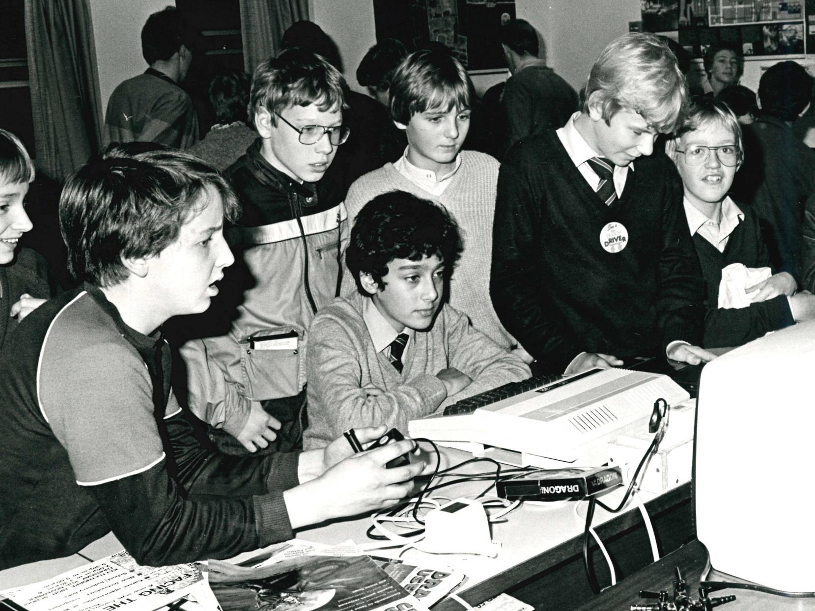 Kettlethorpe High school holds a careers convention and technology exhibition, 1983.