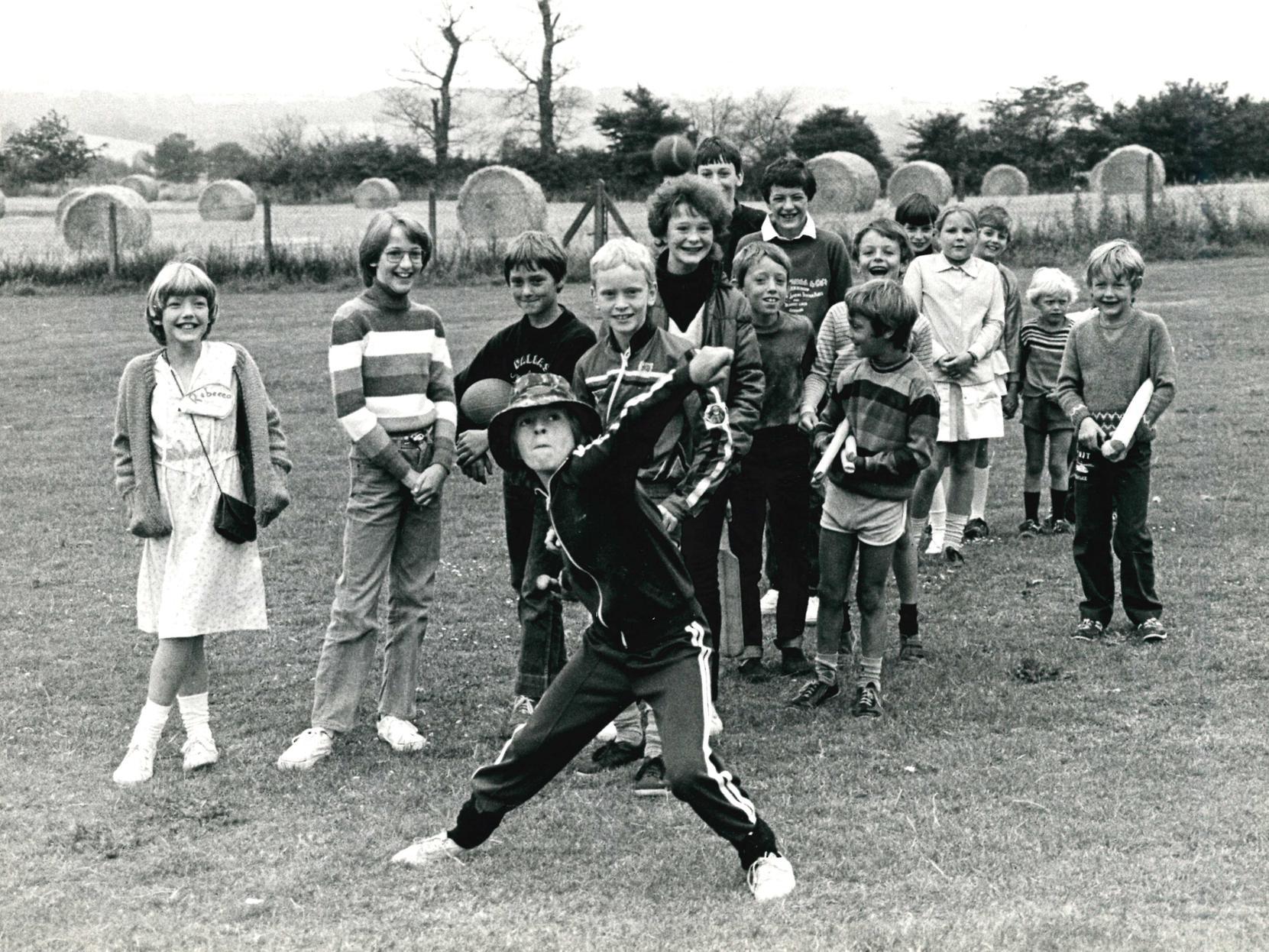 Mackie Hill School runs a holiday play scheme, 1983.