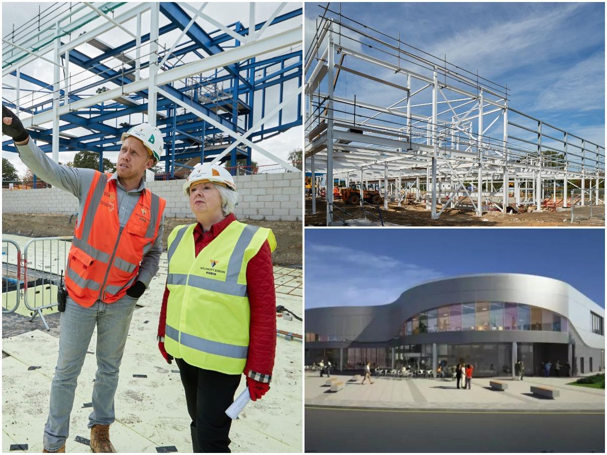 Curious to see how construction at the new Five Towns Leisure and Wellbeing Hub is going? Take a look at our photos below for a glimpse at the construction process.