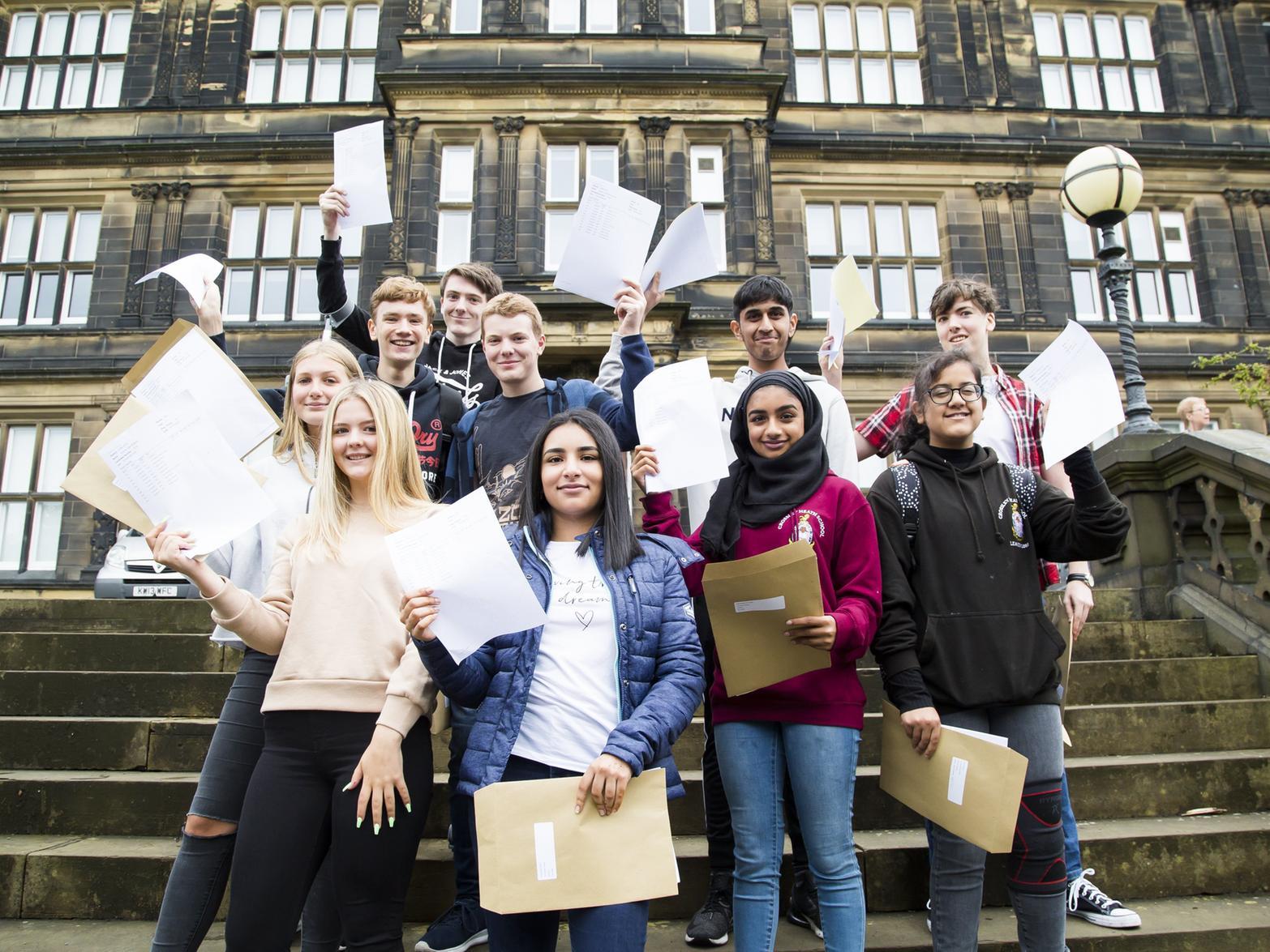 2019 results day at The Crossley Heath School.