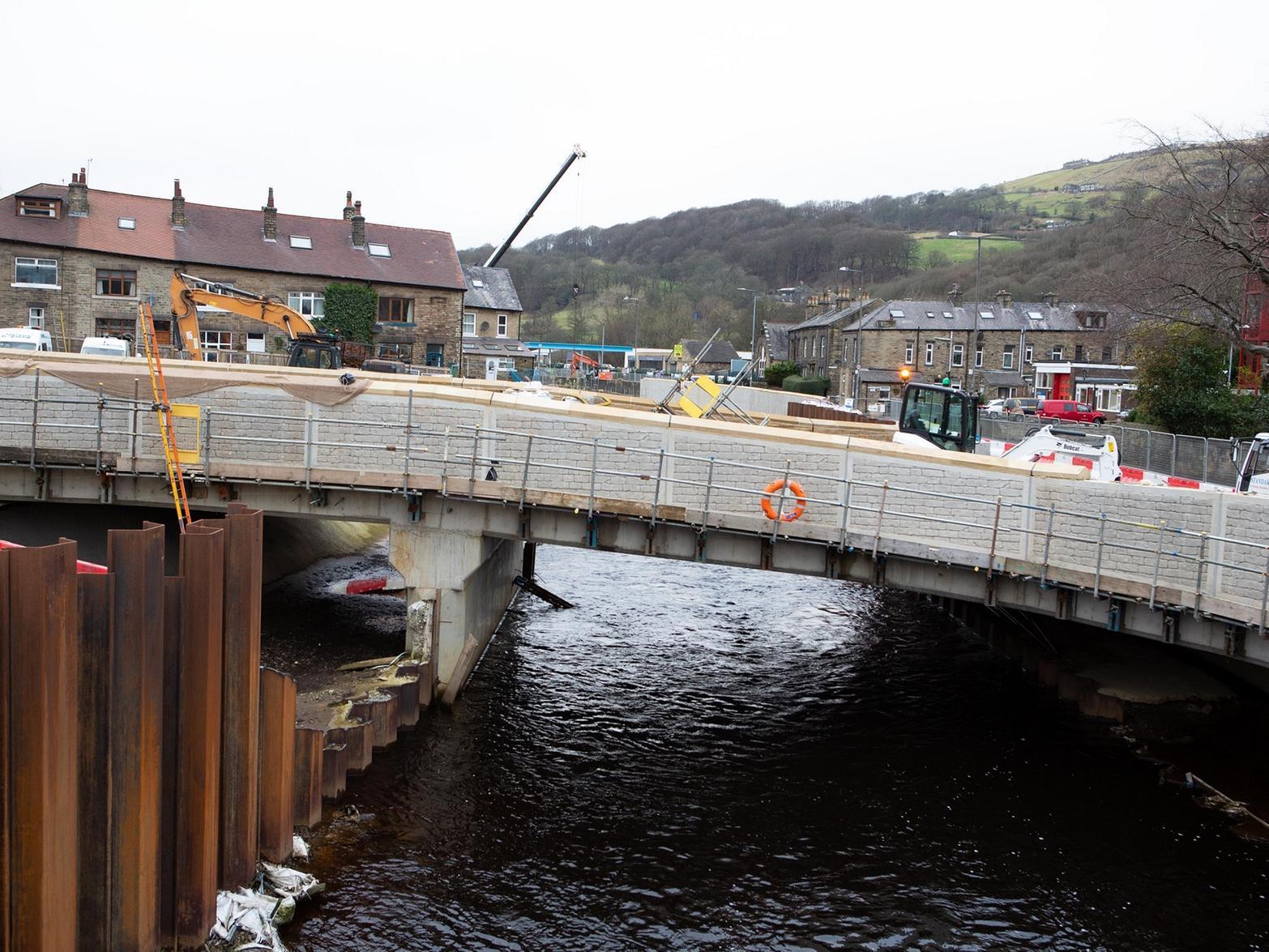 New Bridge being created in Mytholmroyd
