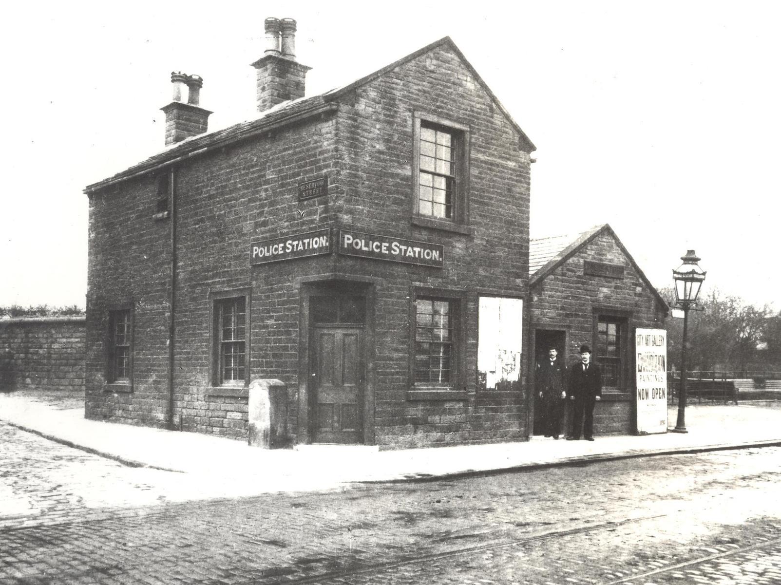 The old police station on Reservoir Street.