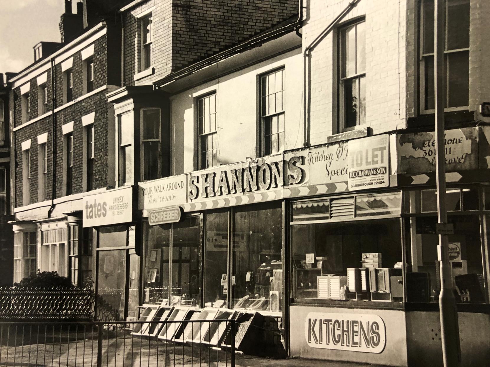 On the corner of Victoria Road, this kitchen shop is now a branch of William Hill bookmakers. Next door, is still a hairdresser, though now with a different name - Tete a Tete.