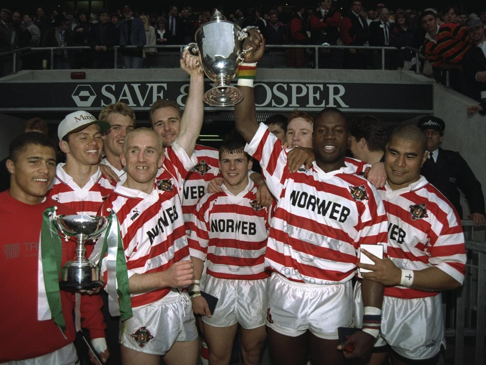Wigan made history when they became the first rugby league team to enter the Twickenham Sevens in 1996. And they marked the occasion by claiming victory.