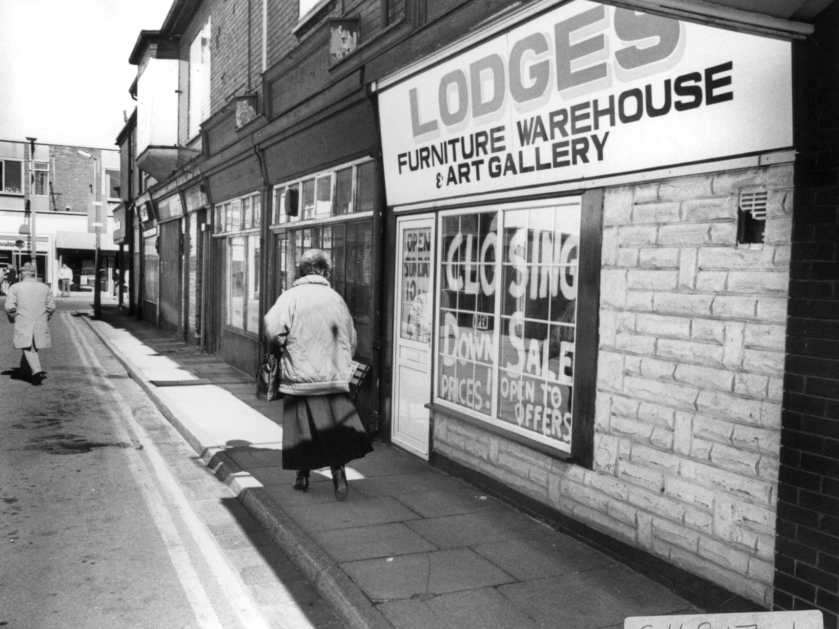 Sykes Street in Castleford, 1990