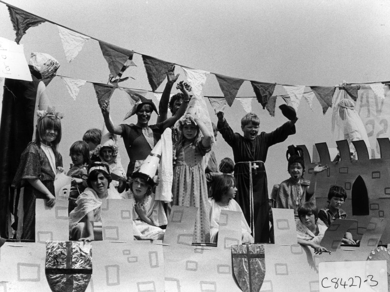 A float at Airedale Gala - taken between 1970 and 1990