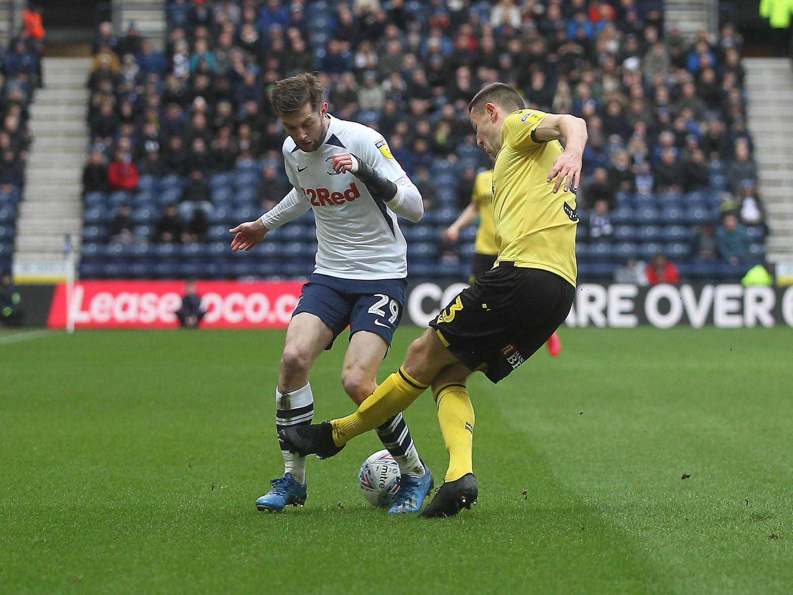 Carried PNE's main attacking threat - could have had an early penalty, set-up chances for Sinclair and Johnson.