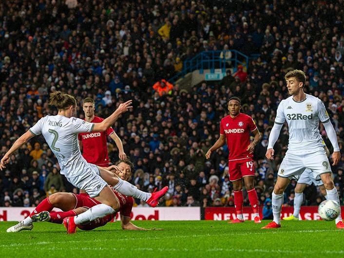 It took the Whites just 16 minutes to break the deadlock. Luke Ayling finished off after a flurry of shots inside the box..