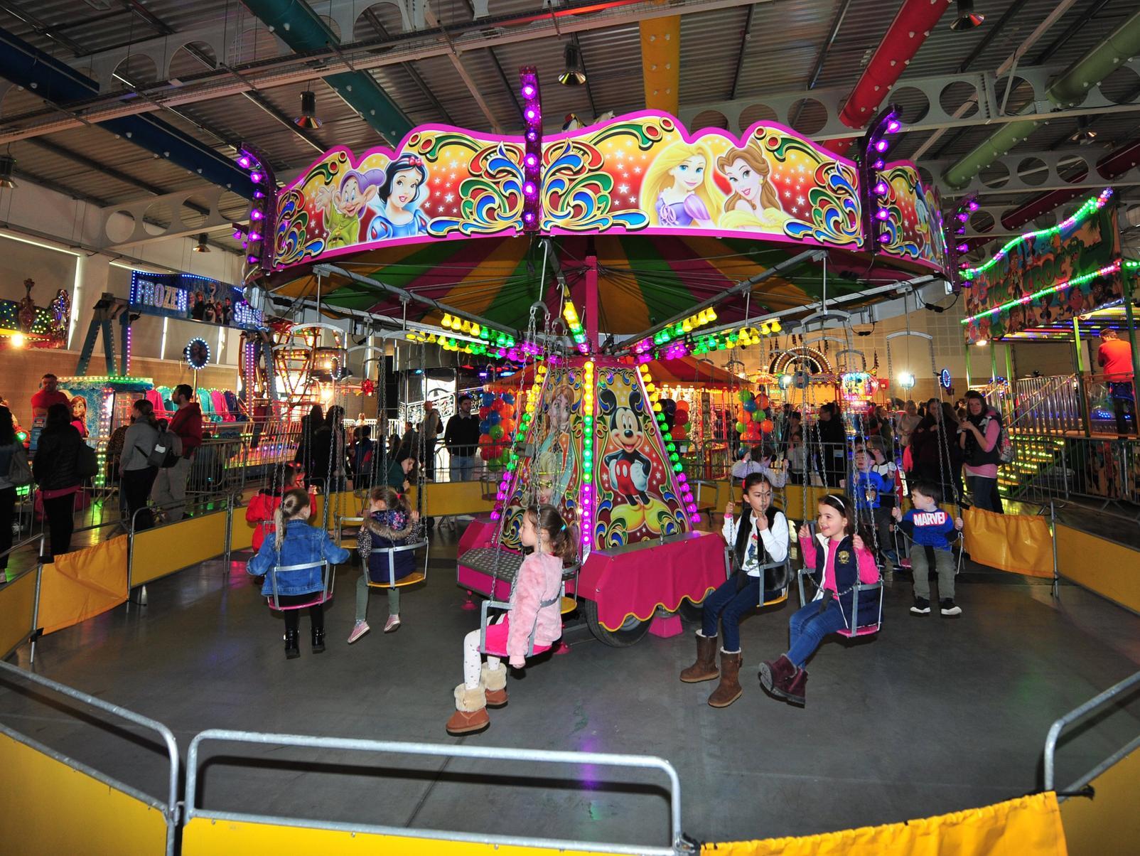 The Indoor Funfair returns to the Yorkshire Event Centre this February half term. It operates in three hour sessions - from 10am-1pm and 2pm-5pm, costs 10 for as many rides as you want and is open until Sunday, February 23.