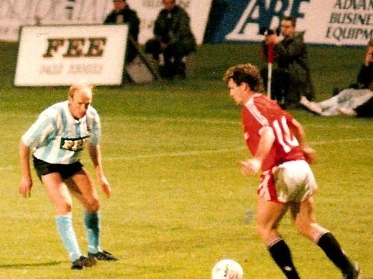Halifax v Man Utd, September 1990. Photo: Keith Middleton