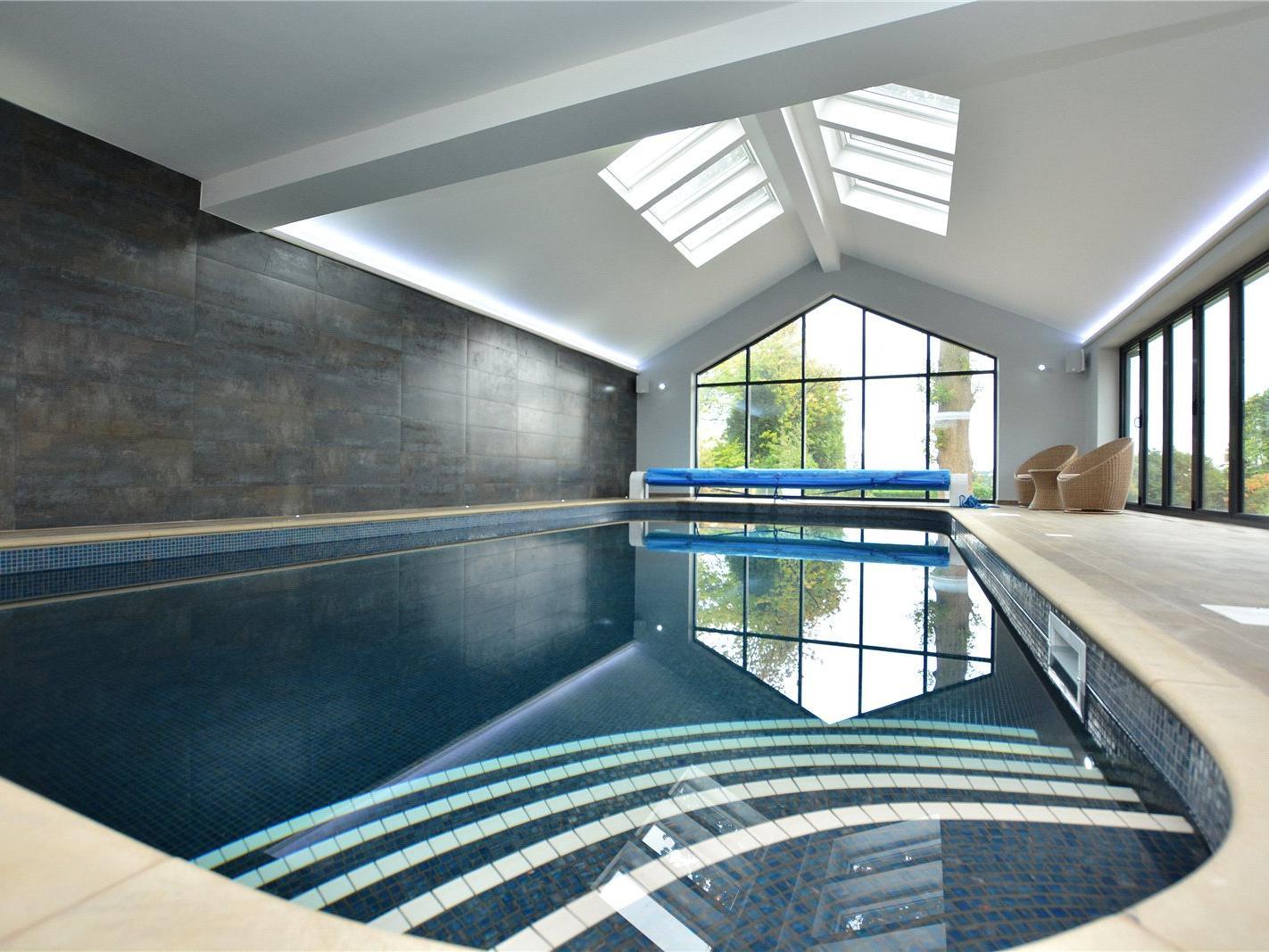 Hunts Land comes with a 30 ft heated indoor swimming pool.