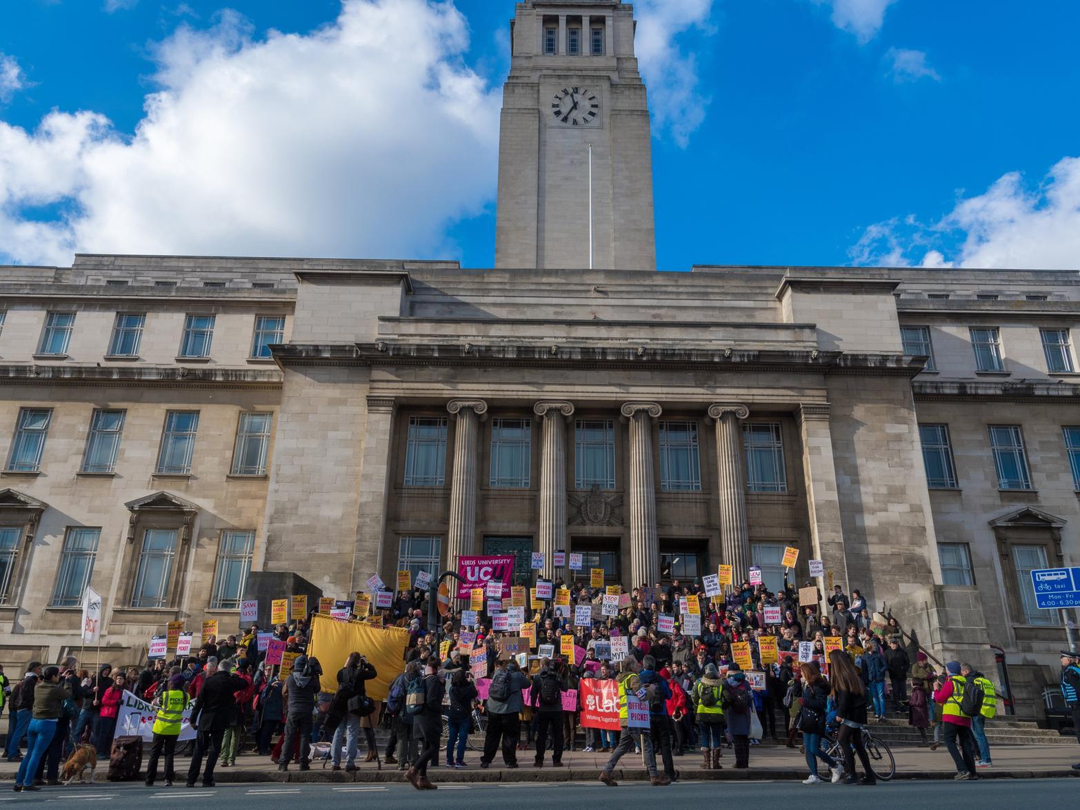 Staff at the University of Leeds and Leeds Trinity University are set to walk out for 14 days