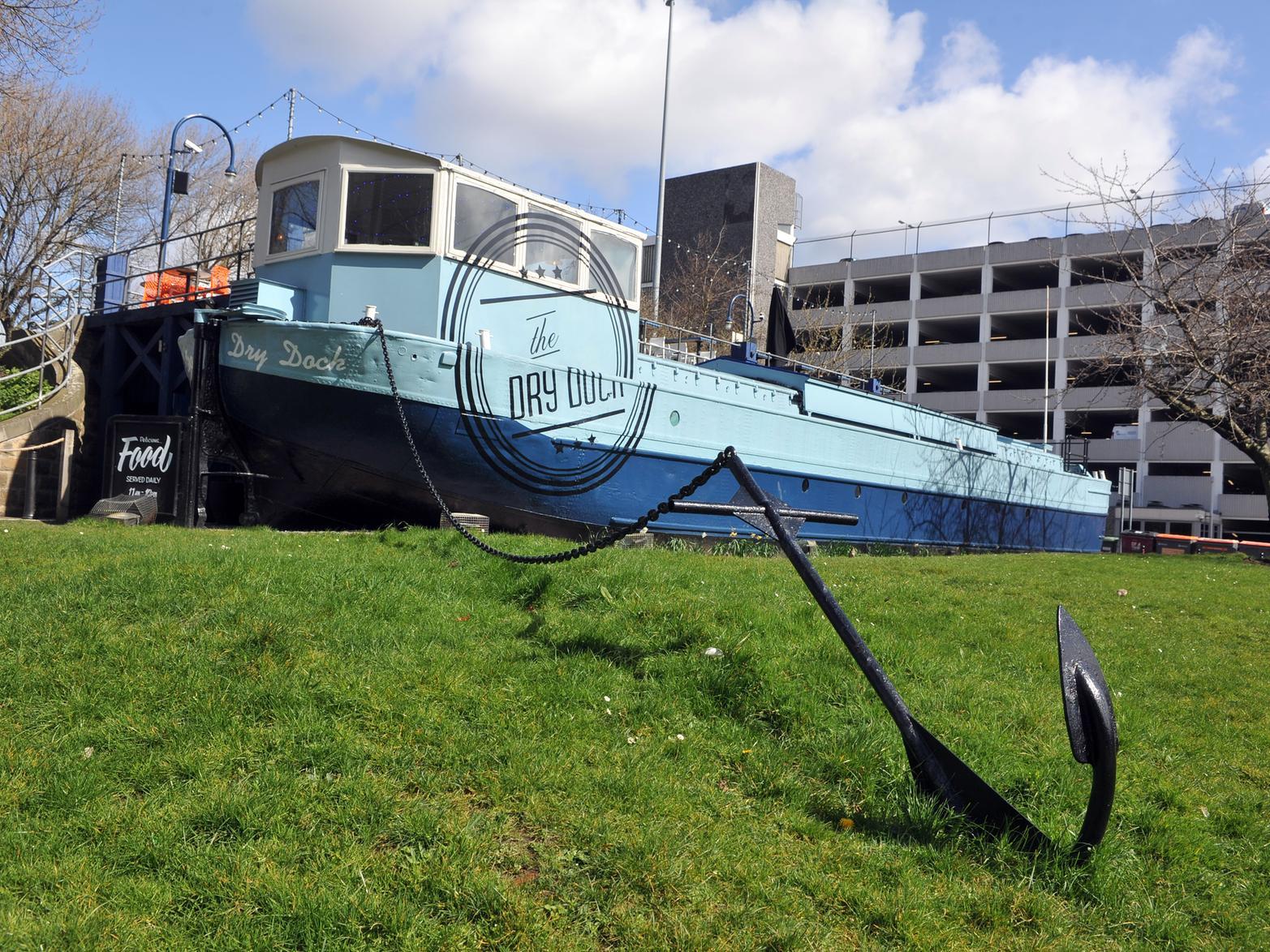 The sight of a boat moored on a grassy verge isnt an odd sight to stumble across to people in Leeds, with Dry Dock being a popular haunt for both its drinks, food, atmosphere and quirky charm.
