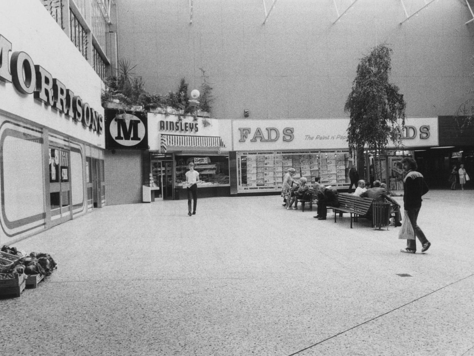 The Morrisons store at The Merrion Centre. Do you remember shopping here back in the day?