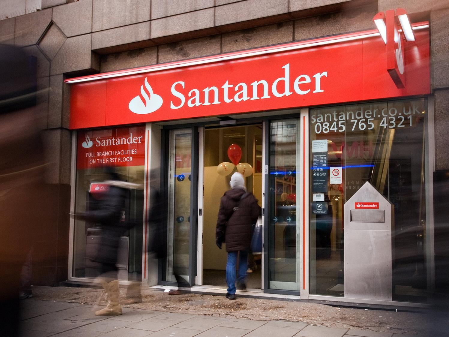 Two branches of Santander in Leeds and Bradford will be among the first 12 in the country to stock the note. Picture: Getty