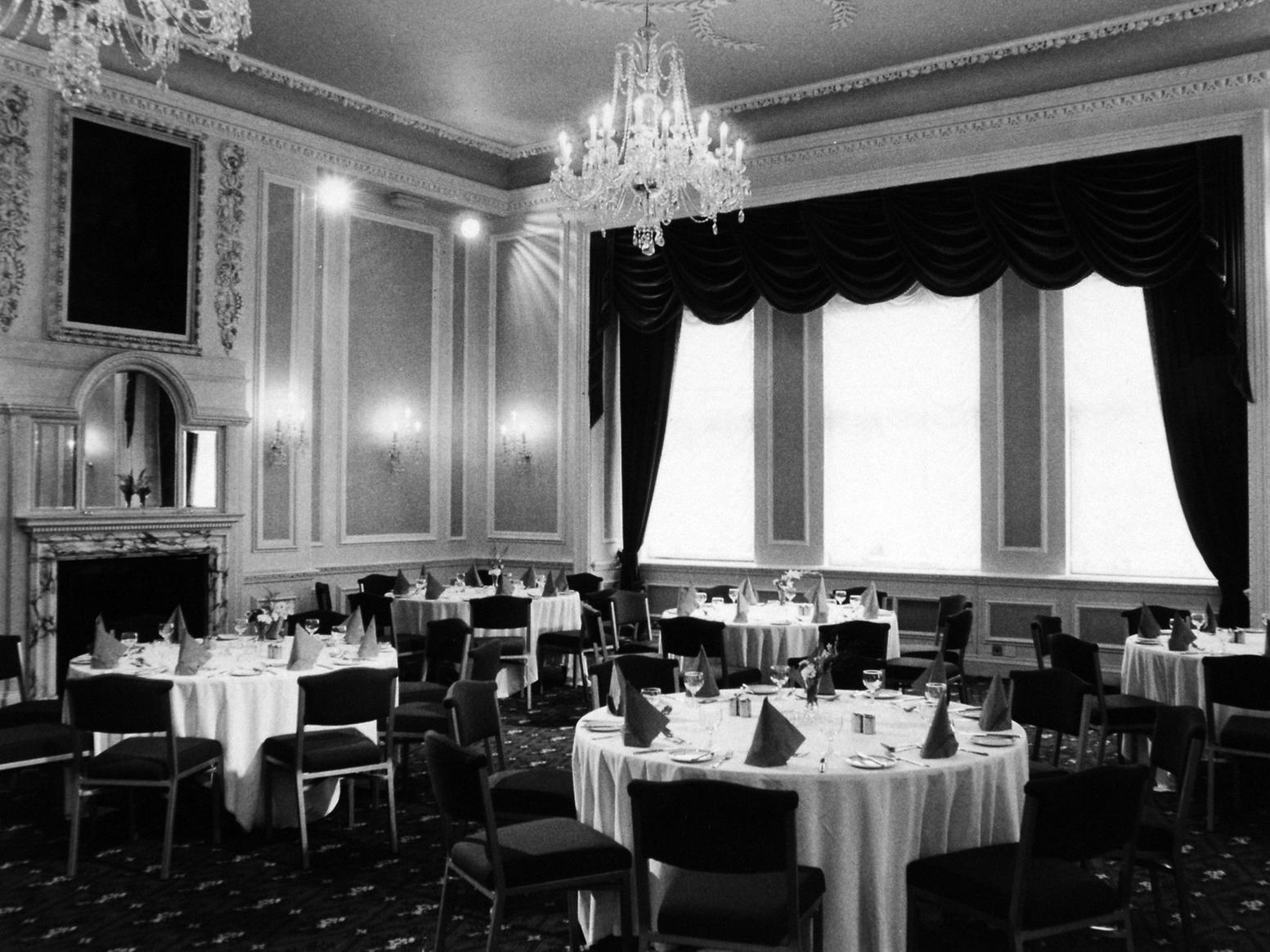 Do you recognise here? It's the sumptuous banqueting suite at The Wellesley Hotel in Leeds city centre.