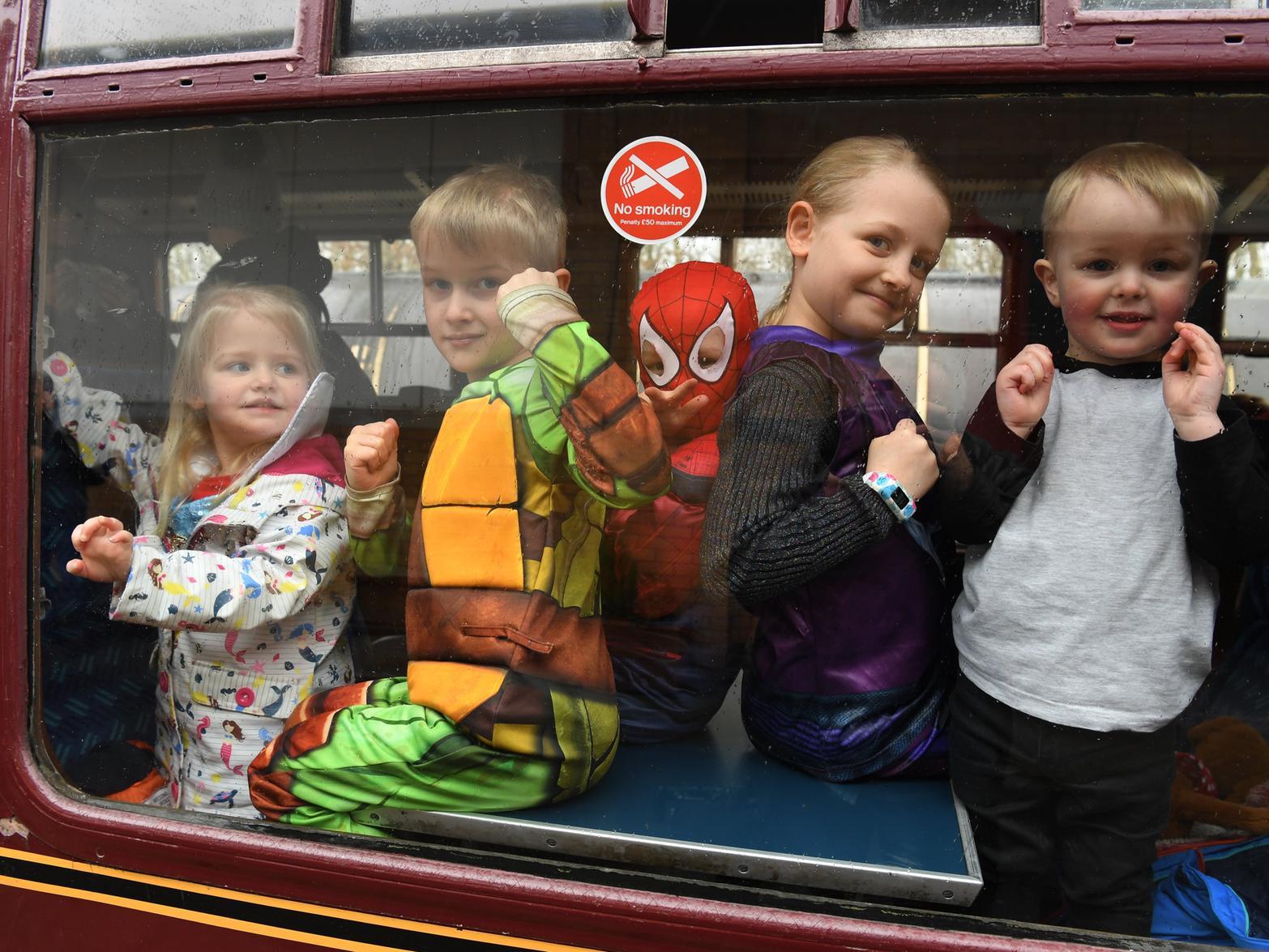 Superhero day at Ribble Steam and Railway Museum.
