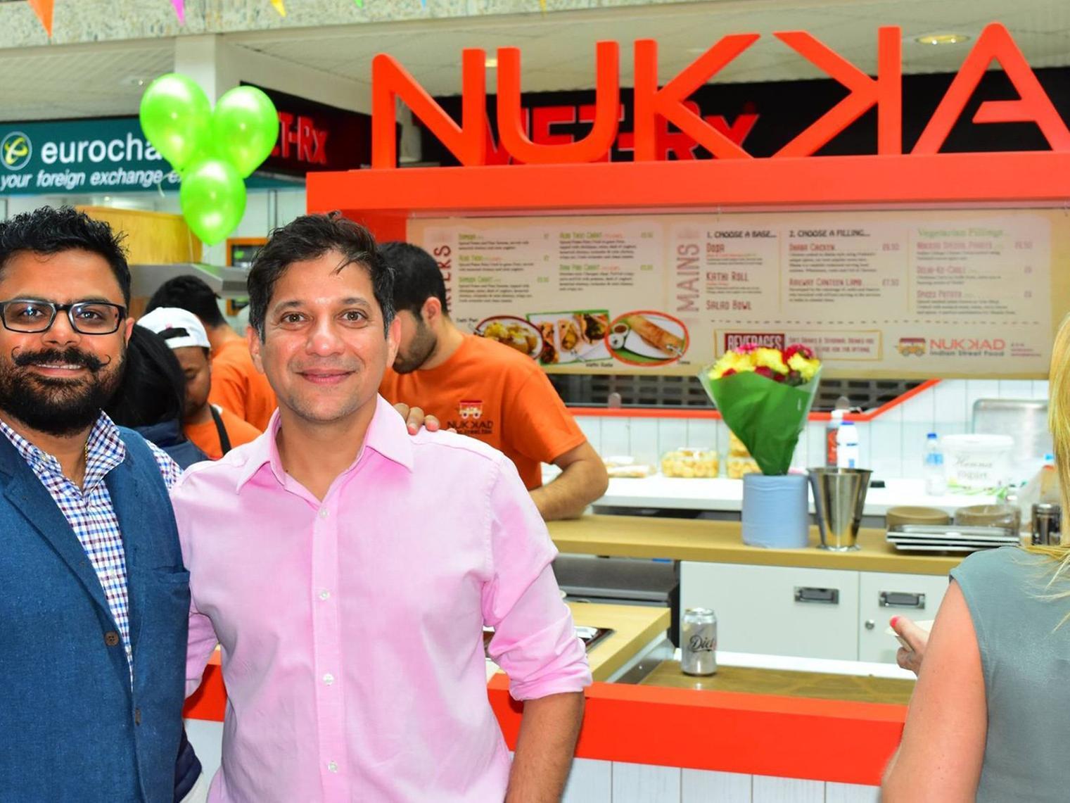 Abhi Khurana, pictured with friend Amol Kapote, said he struggled to find genuine Indian street food as Leeds student - then Nukkad opened in the Merrion centre, selling dosa and authentic Indian flavours