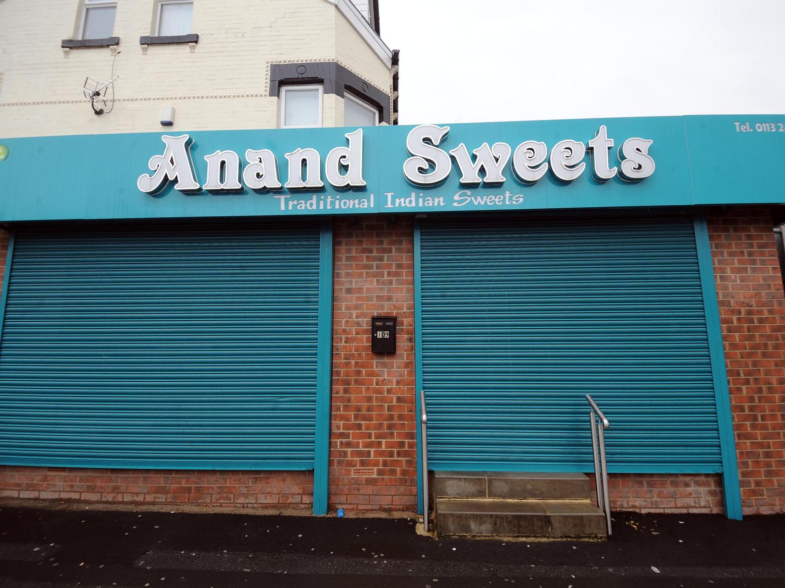 Located on Harehills Road. Anand Sweets was said to be "known for authentic Indian sweets and curries, with standout samosas and thali" by ChatGPT.