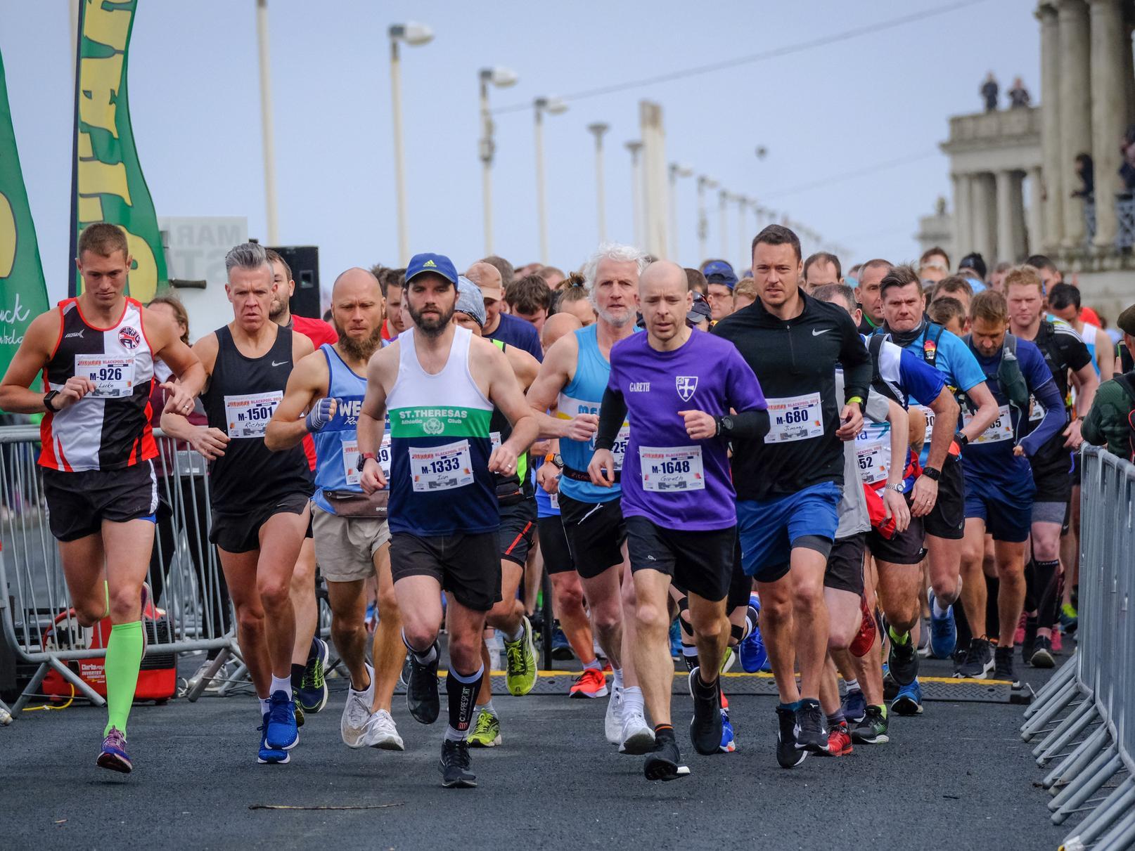 Blackpool's marathon is a two lap flat course which takes place on April 26, 2020. Race facilities include bottled water stations, toilets, live electronic results, full race commentary, race photography and full medical support. Tickets 27 pounds.