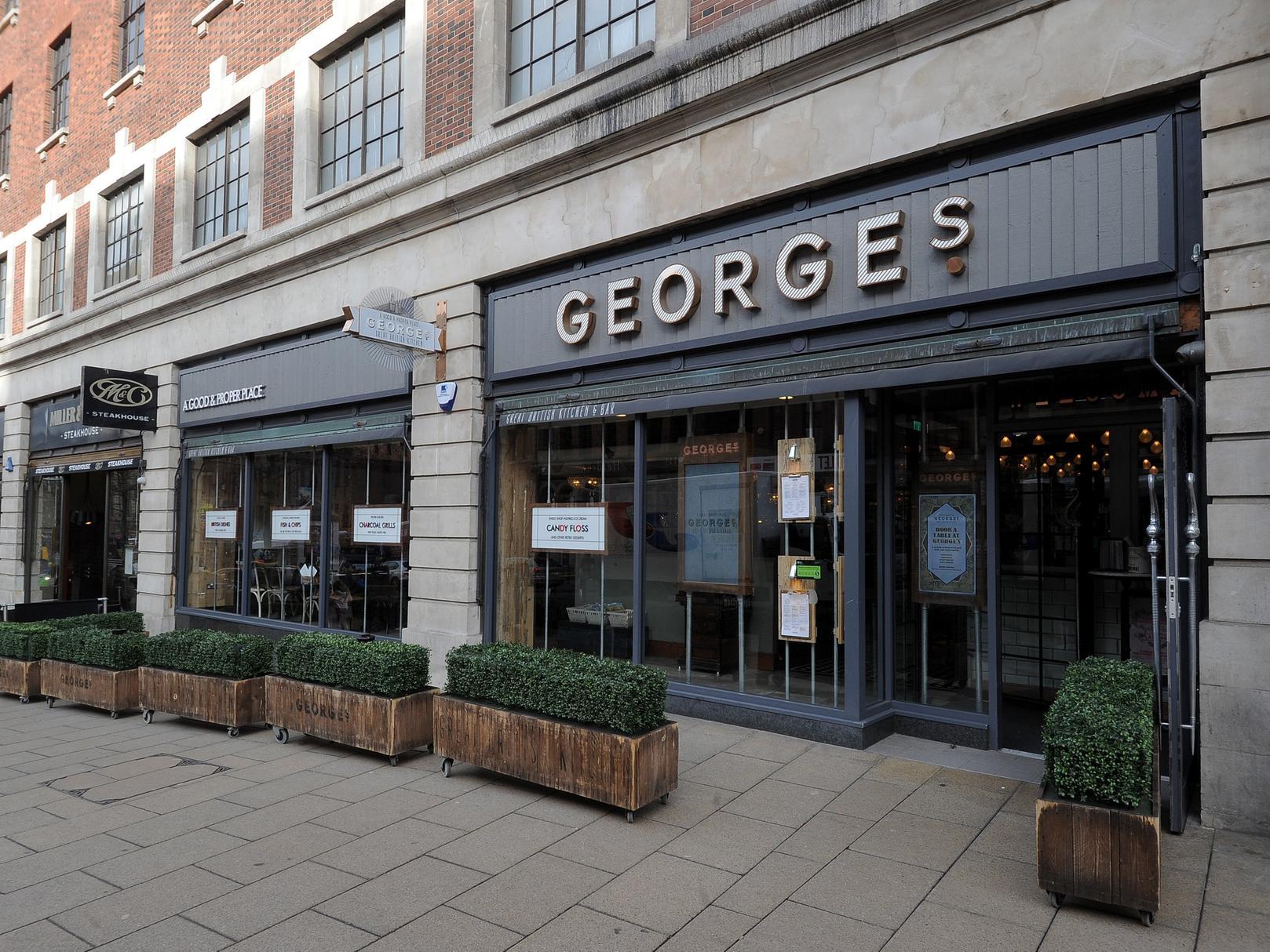 Georges Great British Kitchen, on the Headrow, came seventh on the list. As well as traditional fish and chips, they also offer something different like fish pakora.