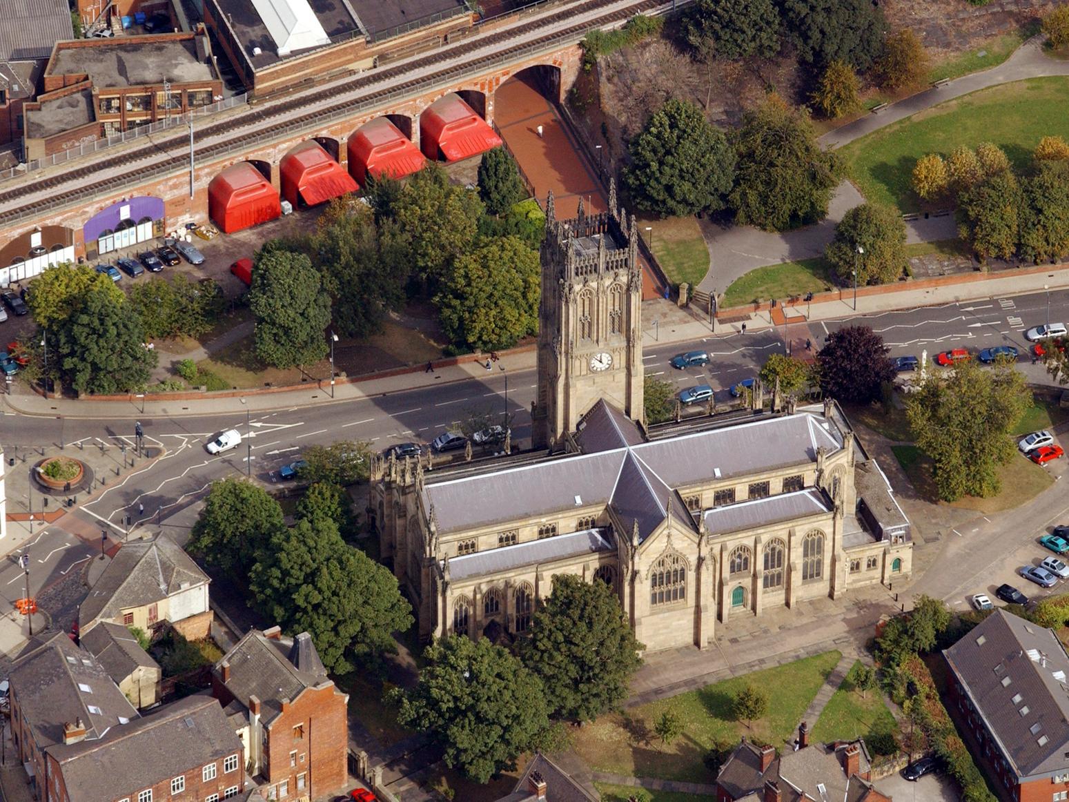 Recognise this landmark? Leeds Parish Church in 2003 which was granted Minster status in 2012 to recognise the Queen's Diamond Jubilee year.