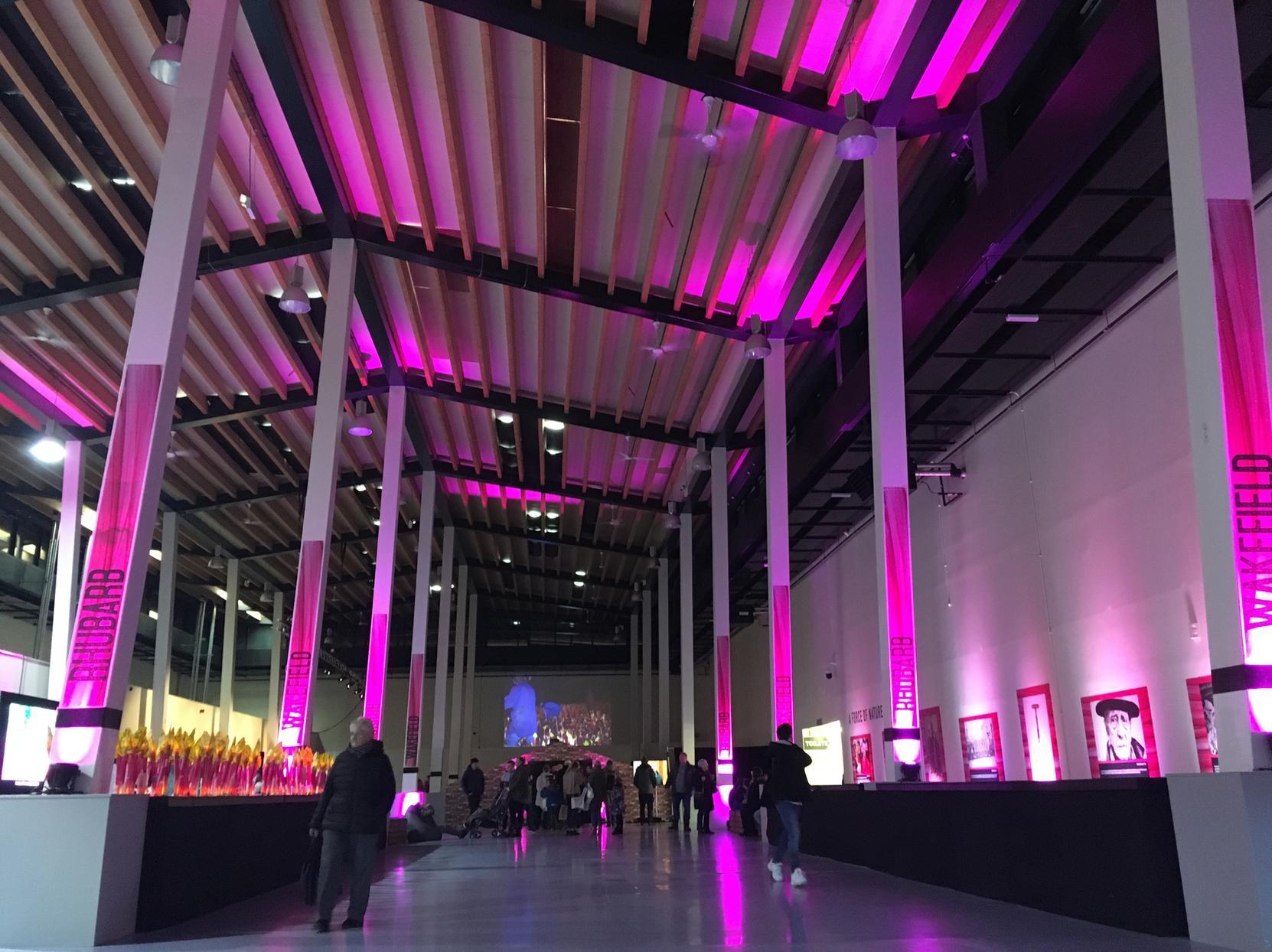 The Market Hall lights up