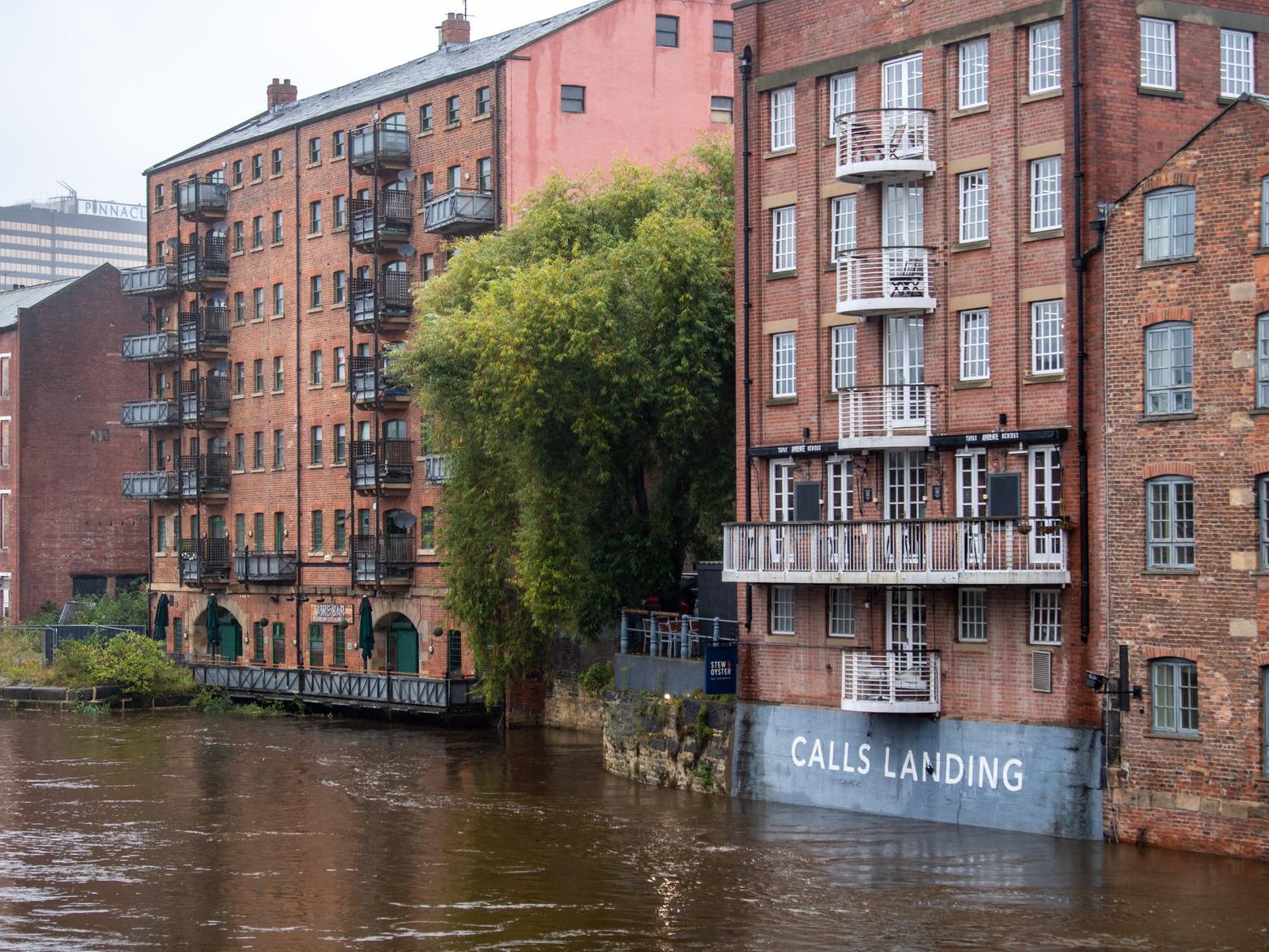 The River Aire has been rising.