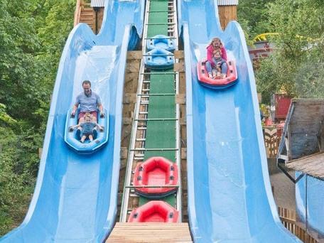 The water ride at Gulliver's Valley.