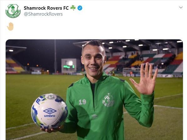 Graham Burke enjoyed his weekend, scoring five for Shamrock Rovers as they won 6-0 against Cork City. Burke was the first Rover to score five goals in a game in 51 years.