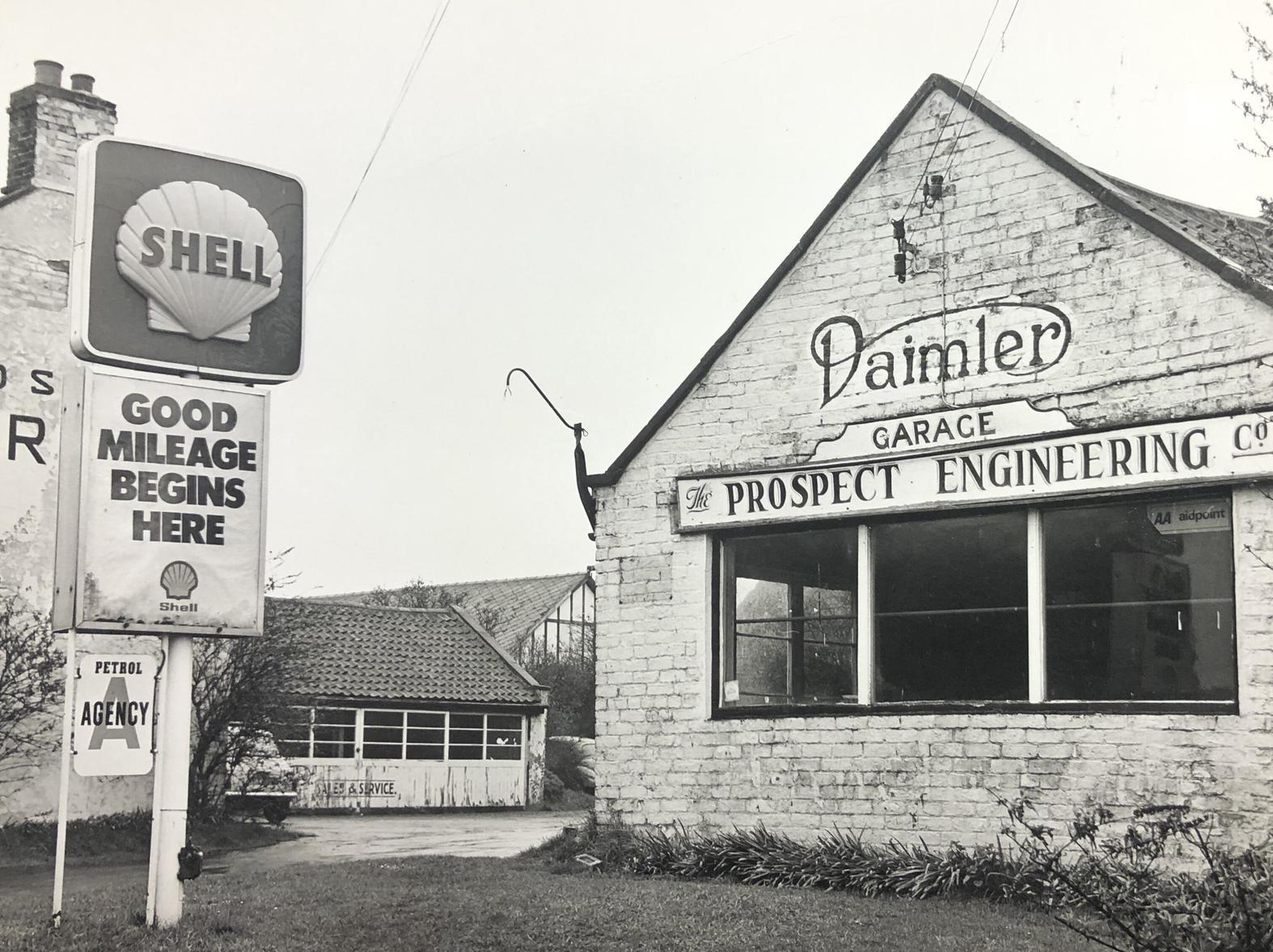 There is no date on this photo but Prospect Garage was situated on Scalby Road on the land where North Yorkshire County Council now has its offices.