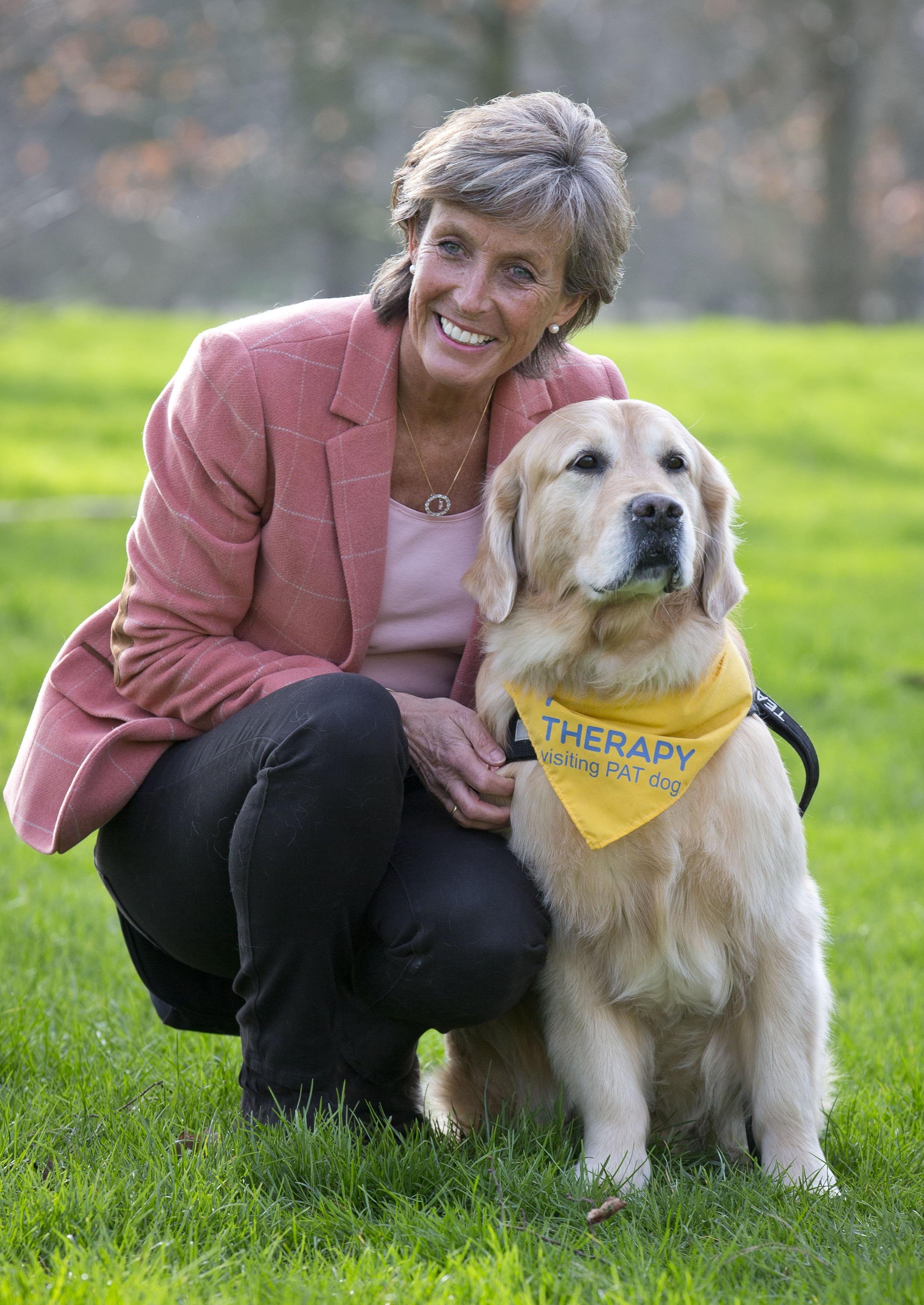 Therapy dog Leo and his handler Lyndsey Uglow. Picture: The Kennel Club and Flick Digital.