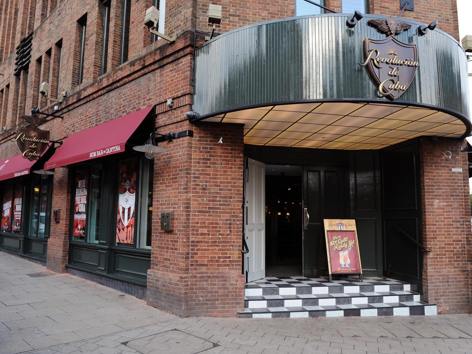Revolucin de Cuba, on Call Lane, has launched a brand new menu with Havana Club