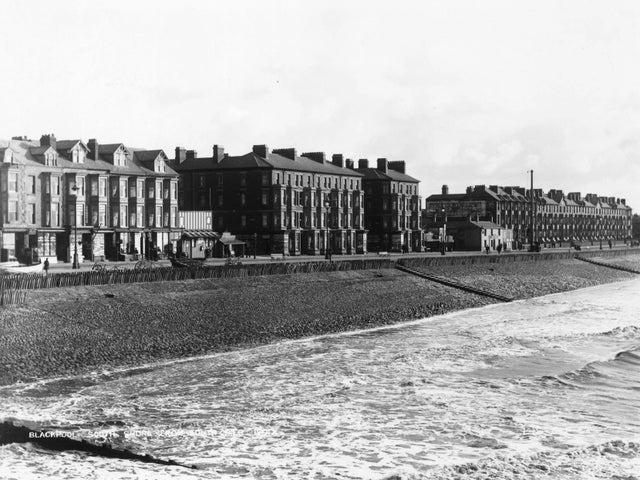 South shore at Blackpool, from the South Pier in 1893.