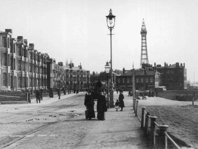 Regent Terrace at Blackpool, Lancashire in 1893.