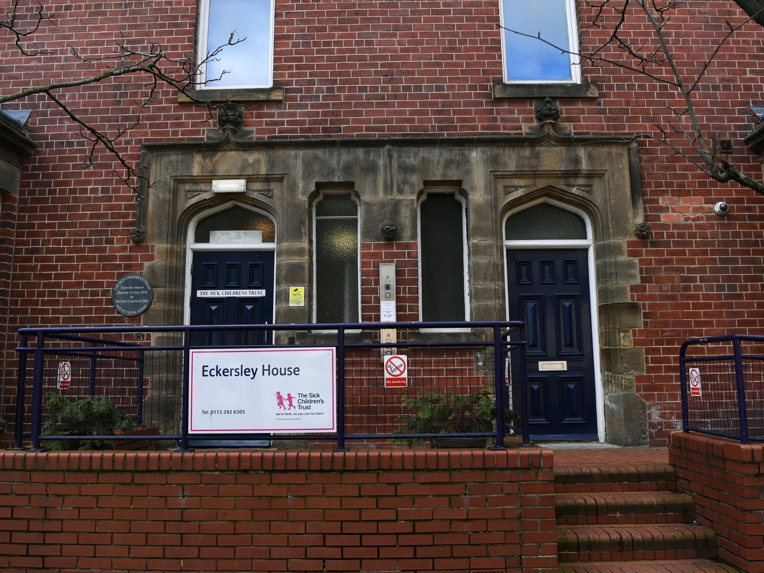 Eckersley House provided a home for families with poorly children in Leeds Children's Hospital.