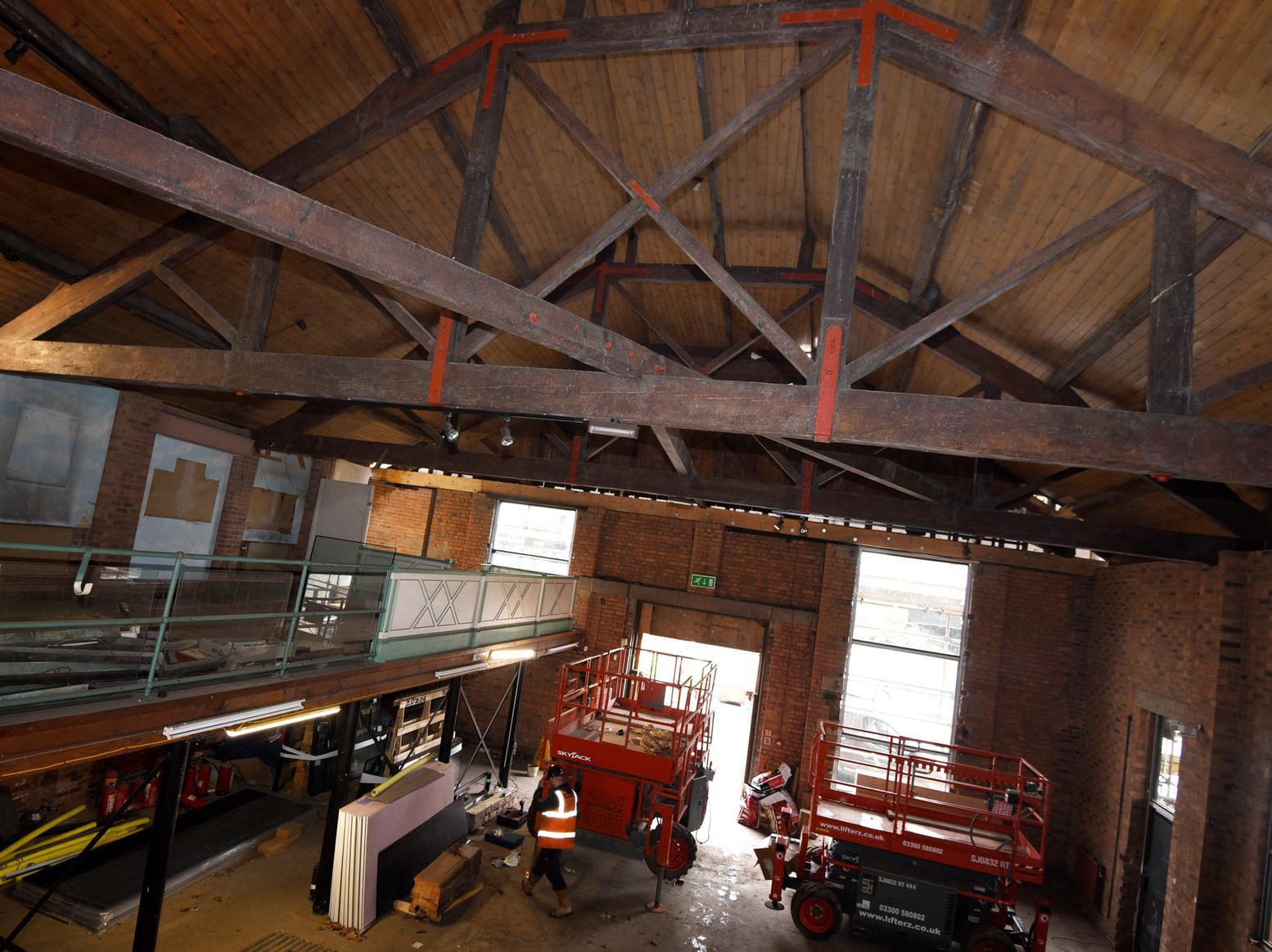 Inside the former The Way We Were Museum at the Wigan Pier redevelopment