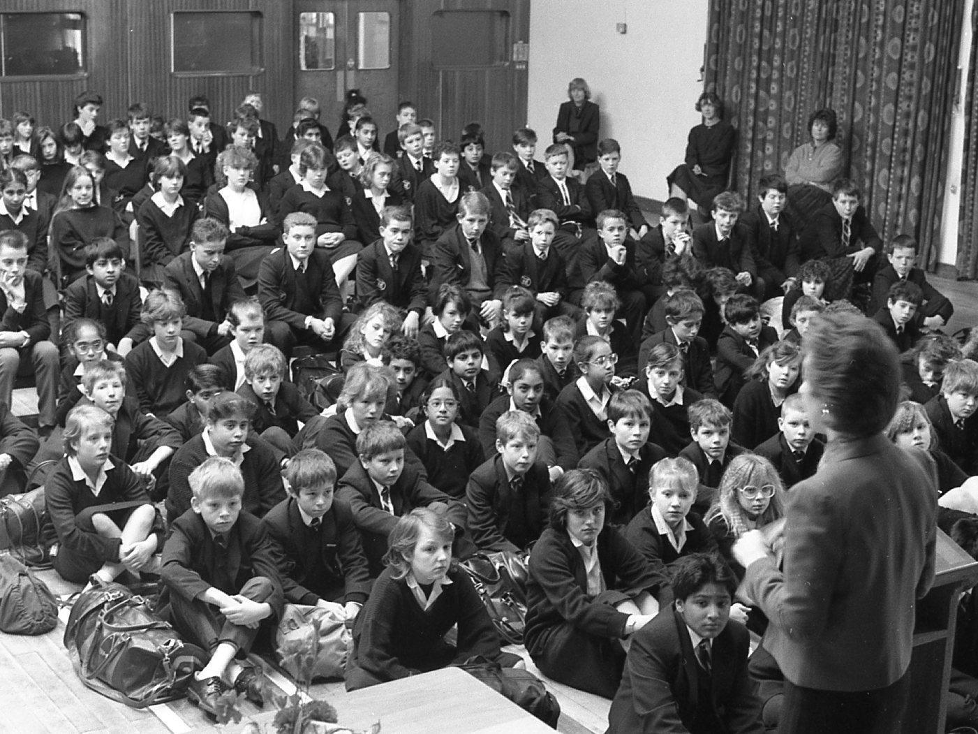Multi-racial schools in Lancashire face possible religious splits when new education laws are enforced in the county, head teachers warned. Scenes like this traditional Christian morning assembly at Ashton-on-Ribble High School could see some children opted out on religious grounds