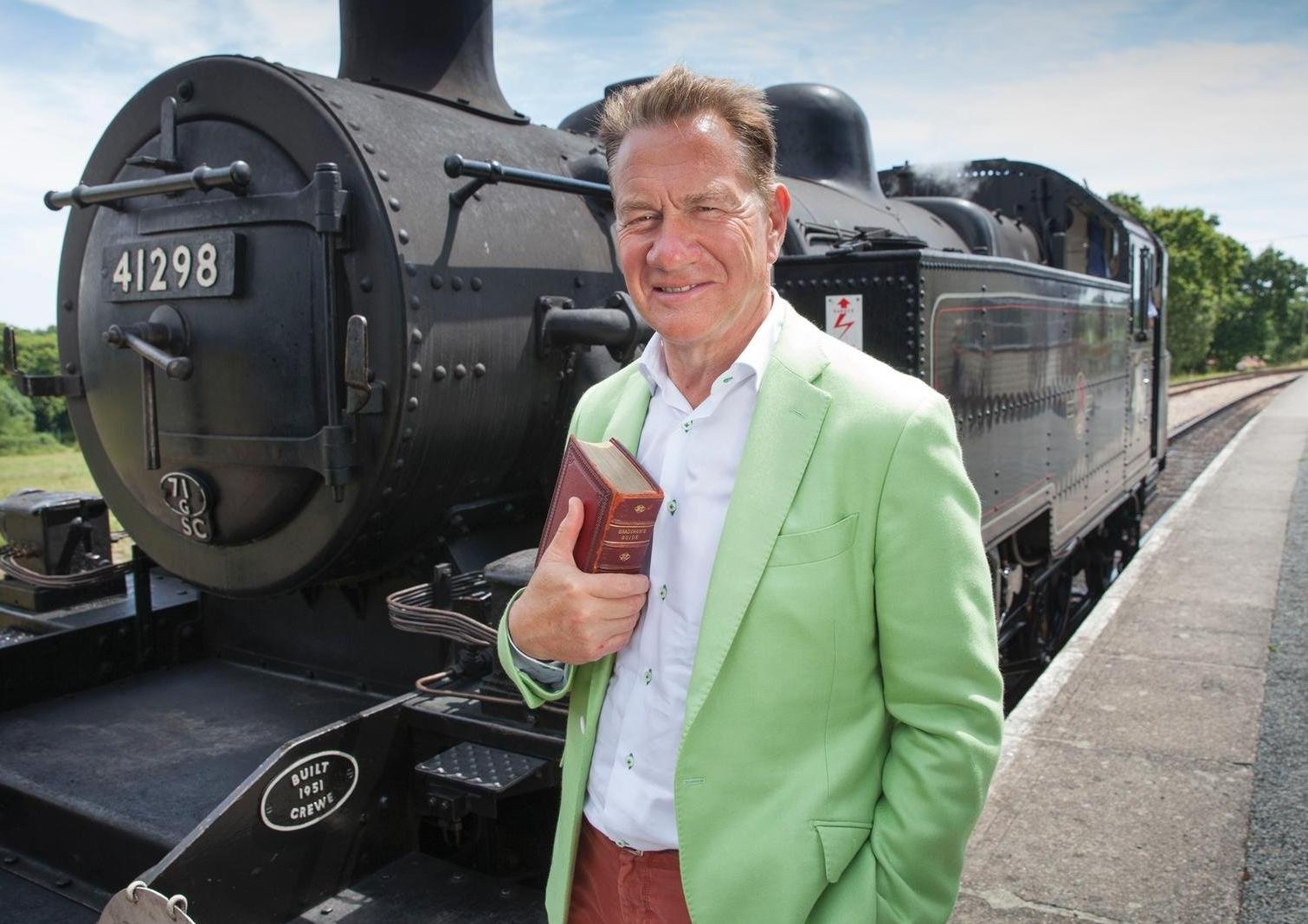 Former minister Michael Portillo now presents TV doucmentaries about the world's railway journeys.