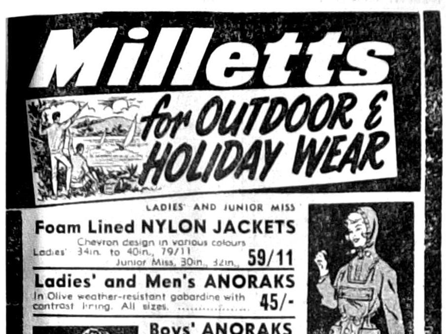 Located on Boar Lane in the city centre it was THE place to go for outdoor and holiday wear.