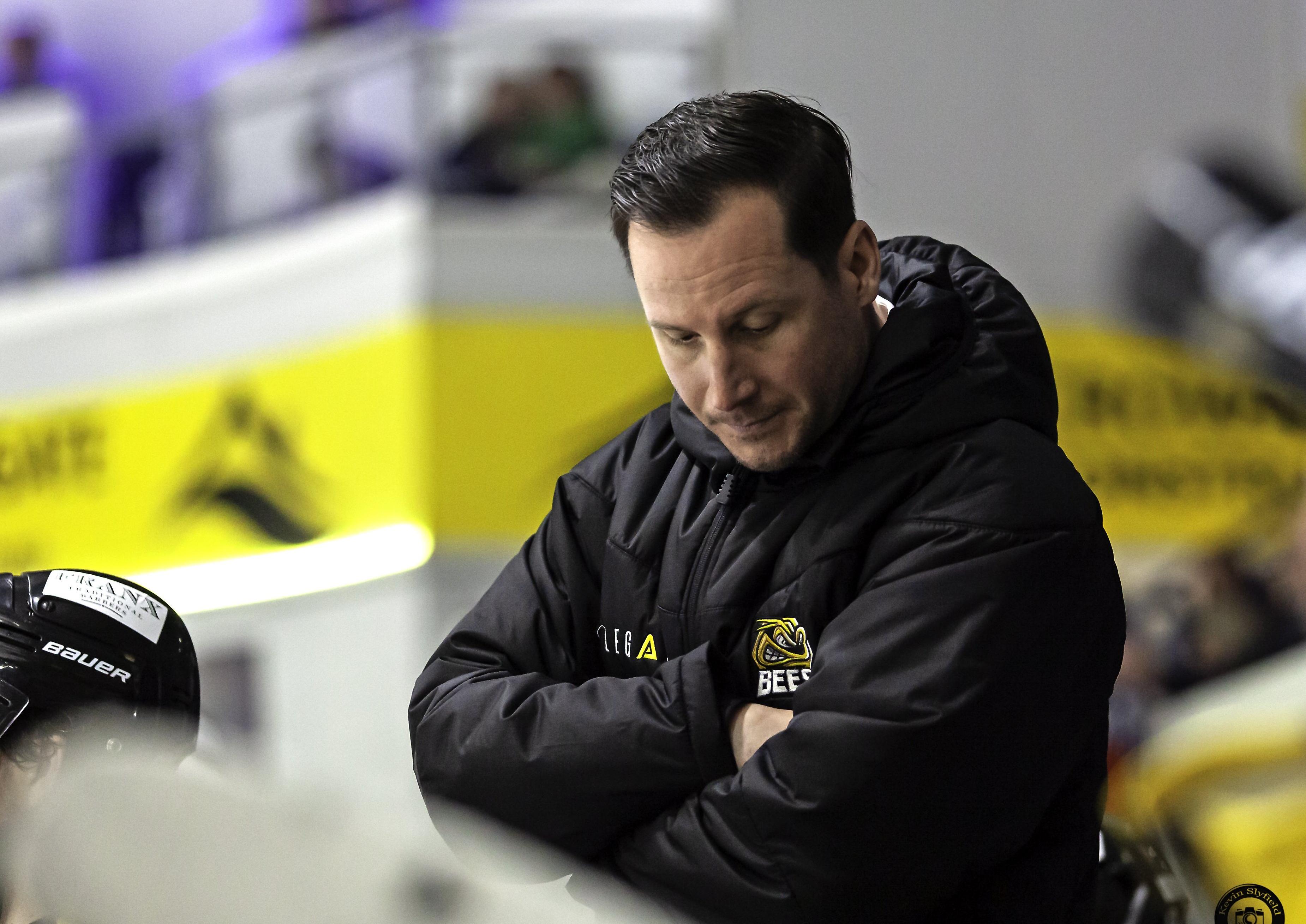 Bracknell Bees had coach, Doug Sheppard. Picture courtesy of Kevin Slyfield.,