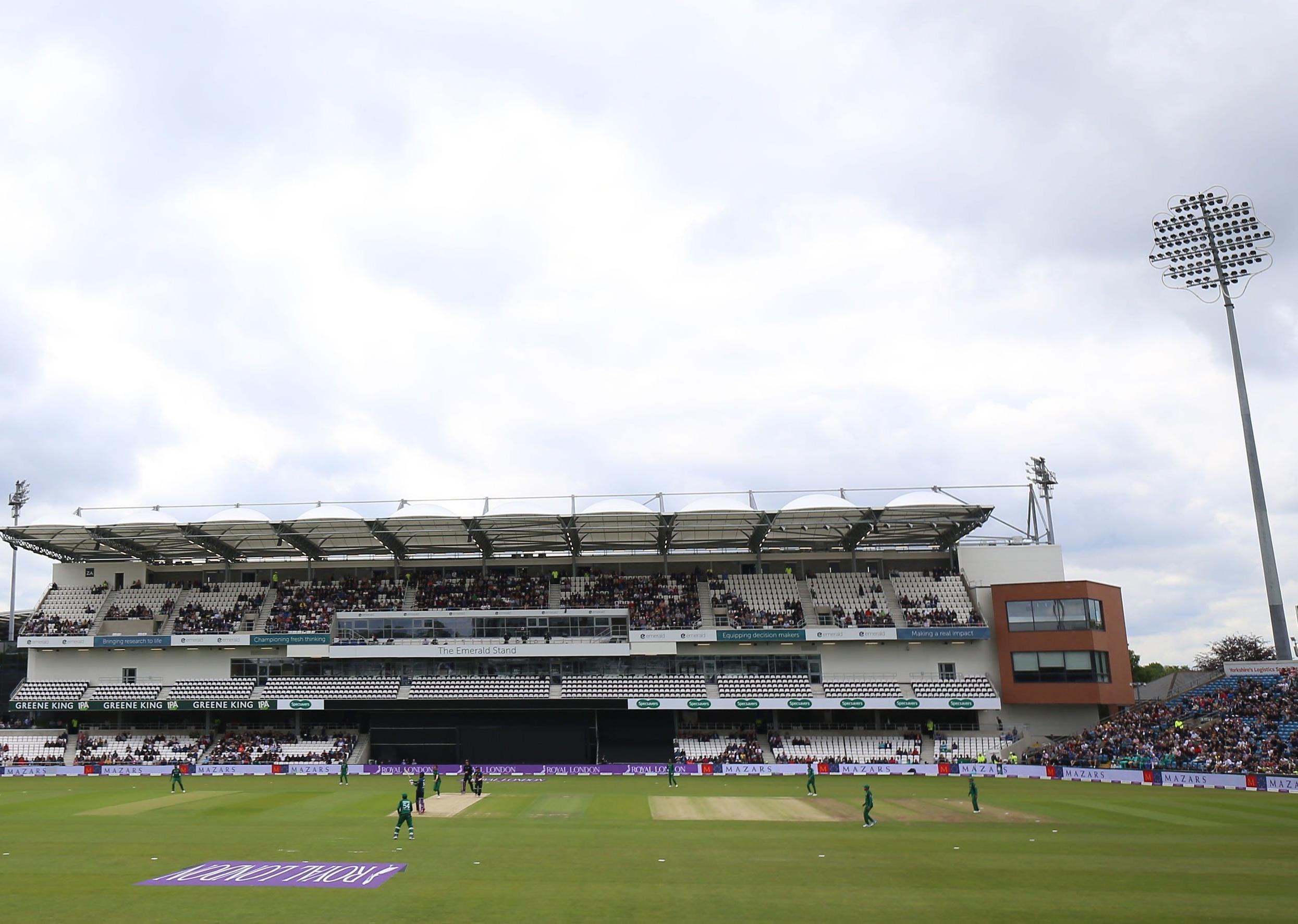 A general view of action between England and Pakistan looking toward the Emerald Stand during the One Day International match at Emerald Headingley, Leeds. (Picture: Mike Egerton/PA Wire)