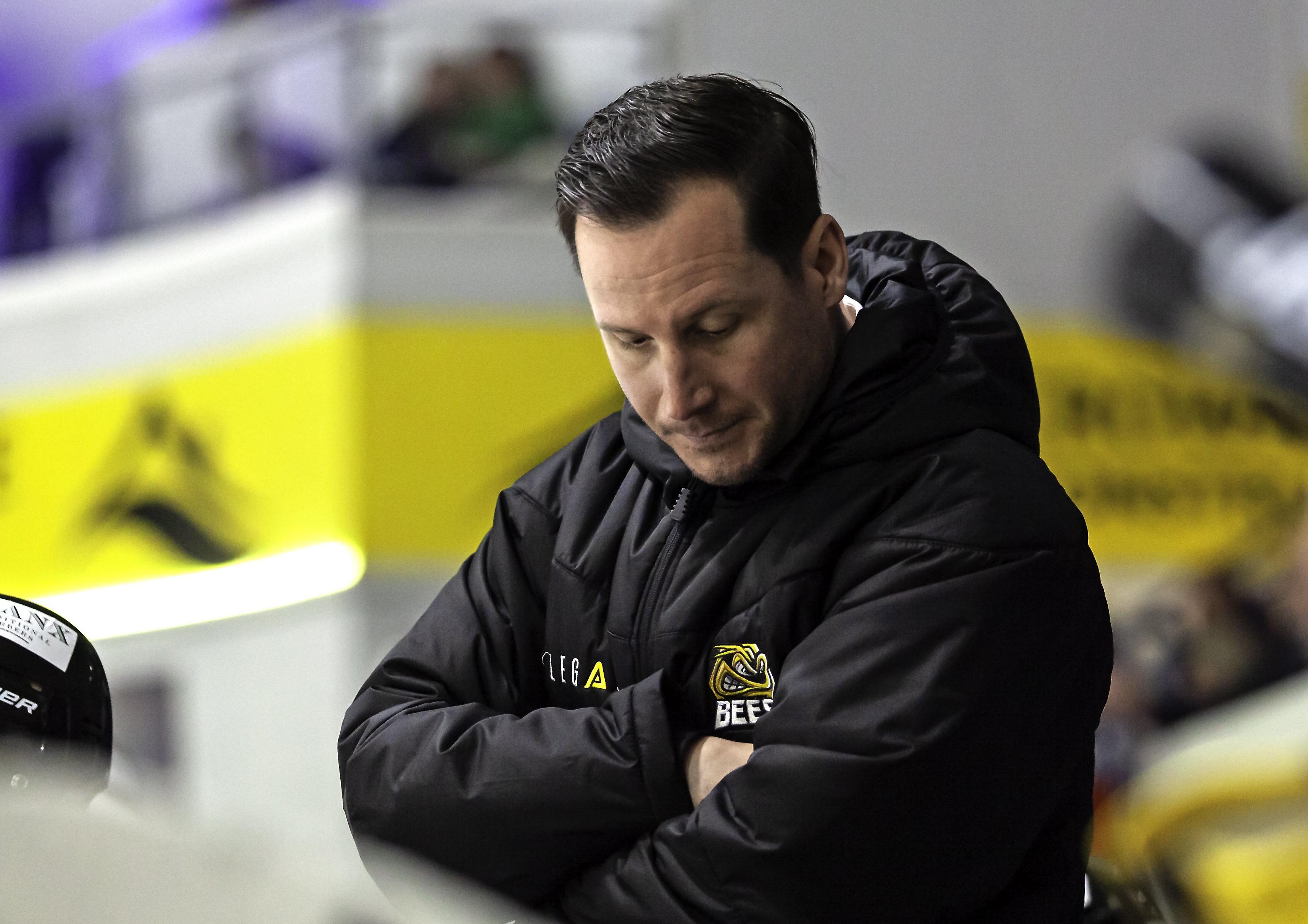 OPPOSITE NUMBER: Bracknell Bees head coach, Doug Sheppard. Picture courtesy of Kevin Slyfield.